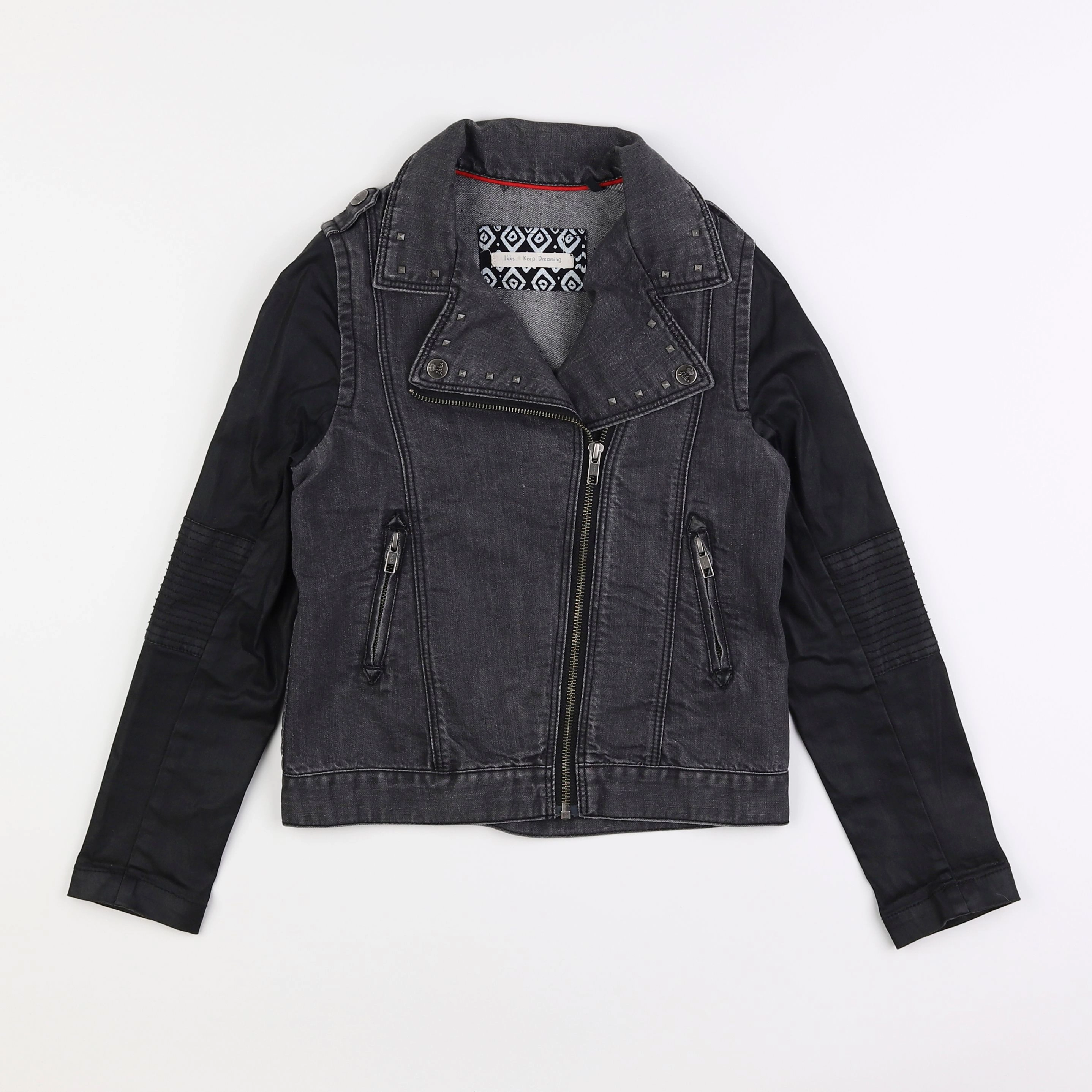 IKKS - veste gris - 10 ans