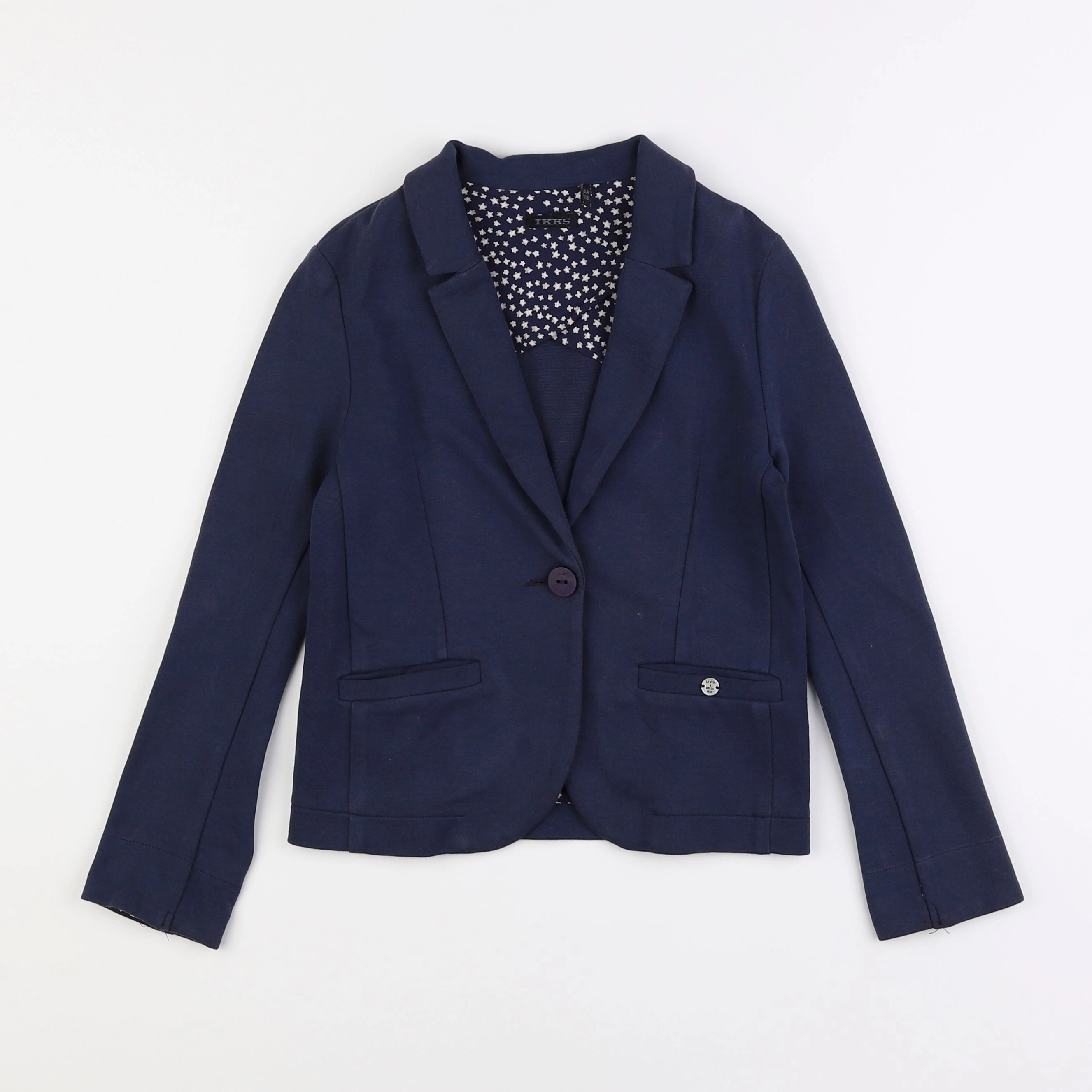 IKKS - veste bleu - 6 ans