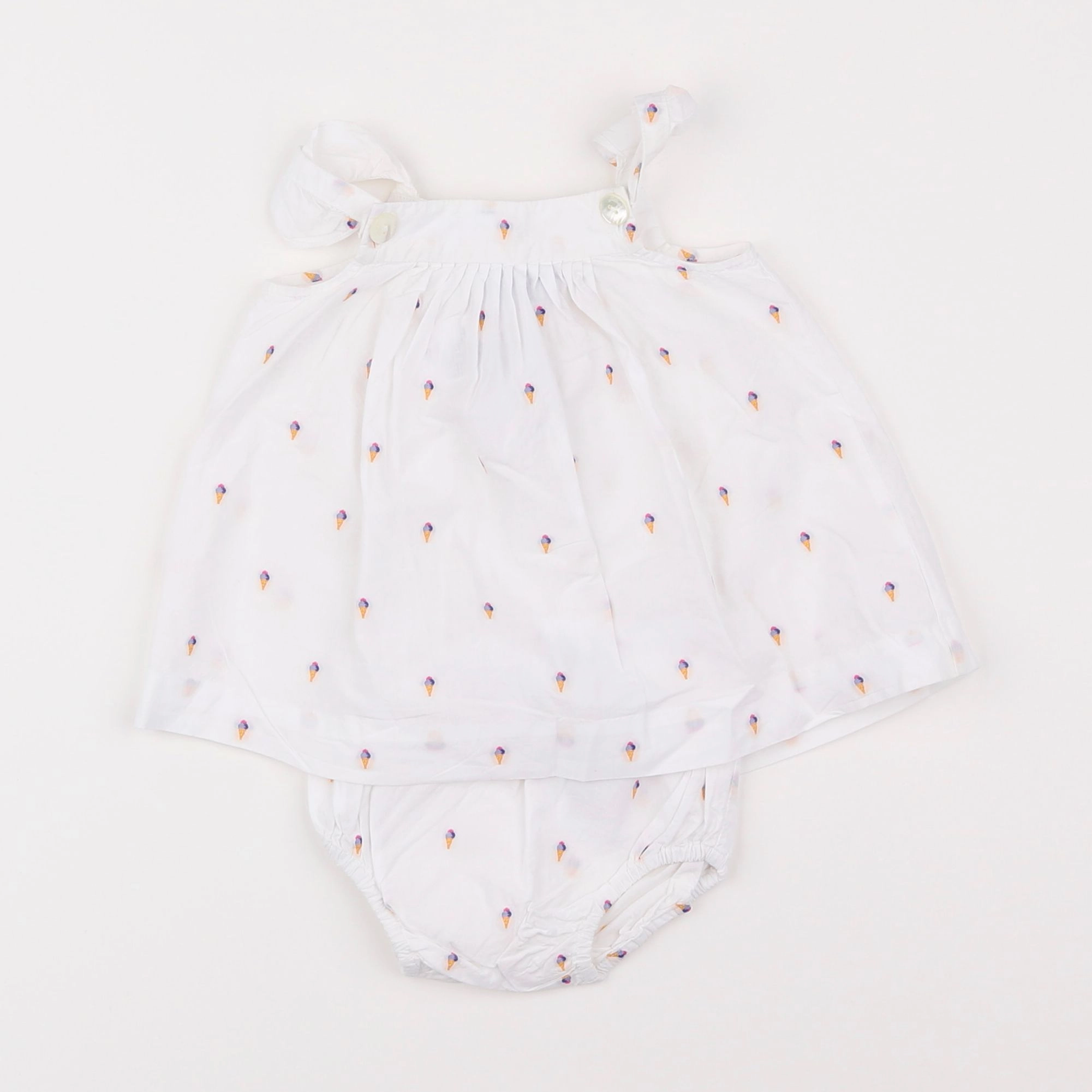 Jacadi - robe blanc - 3 mois