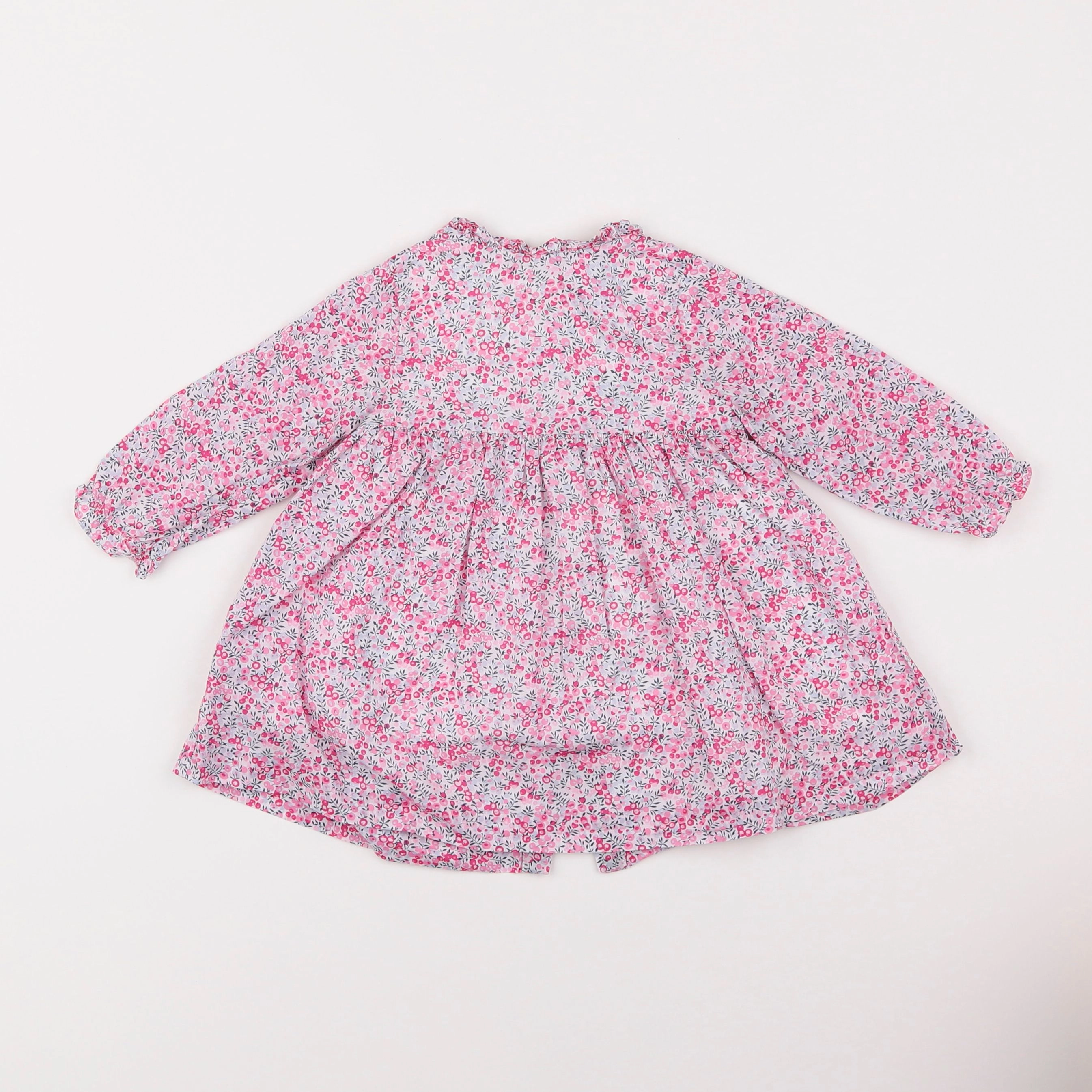 Jacadi - robe liberty rose - 12 mois