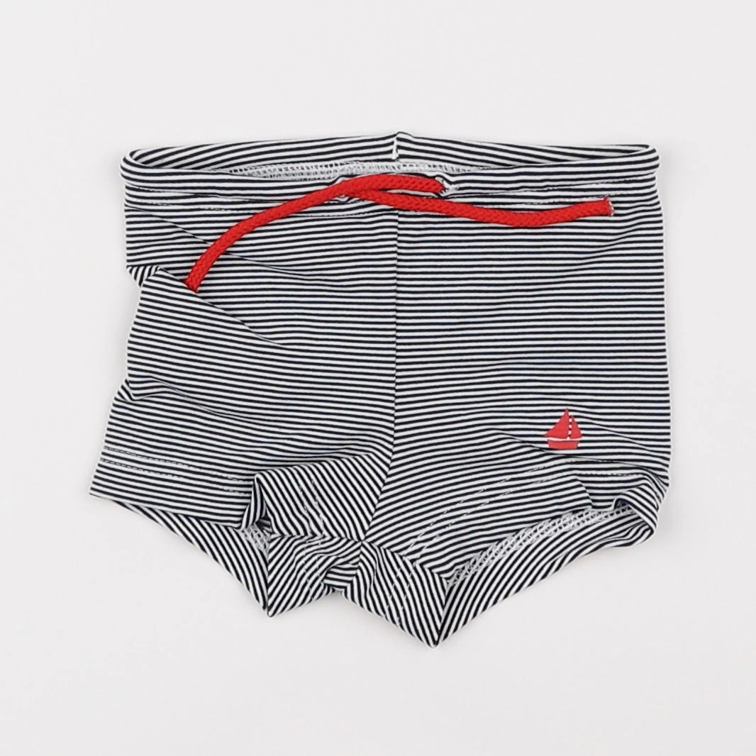 Petit Bateau - maillot de bain bleu - 3 mois