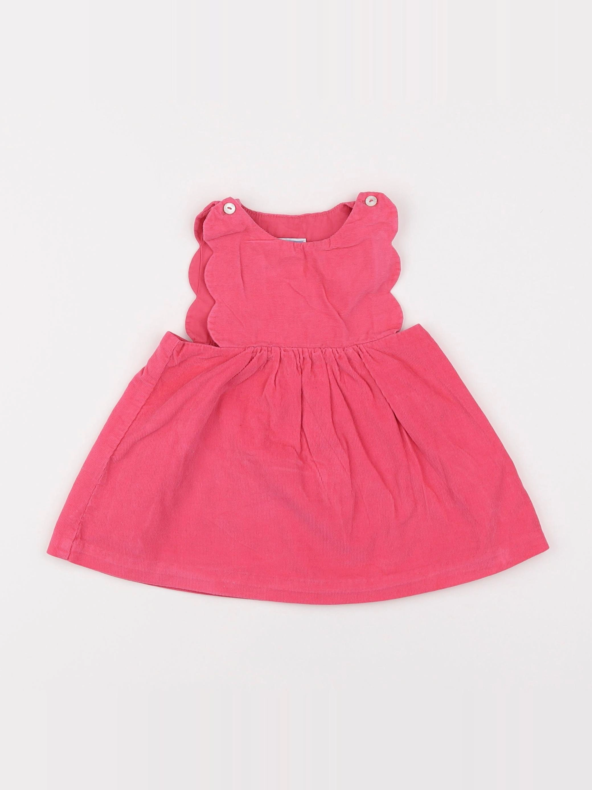 Jacadi - robe rose - 12 mois