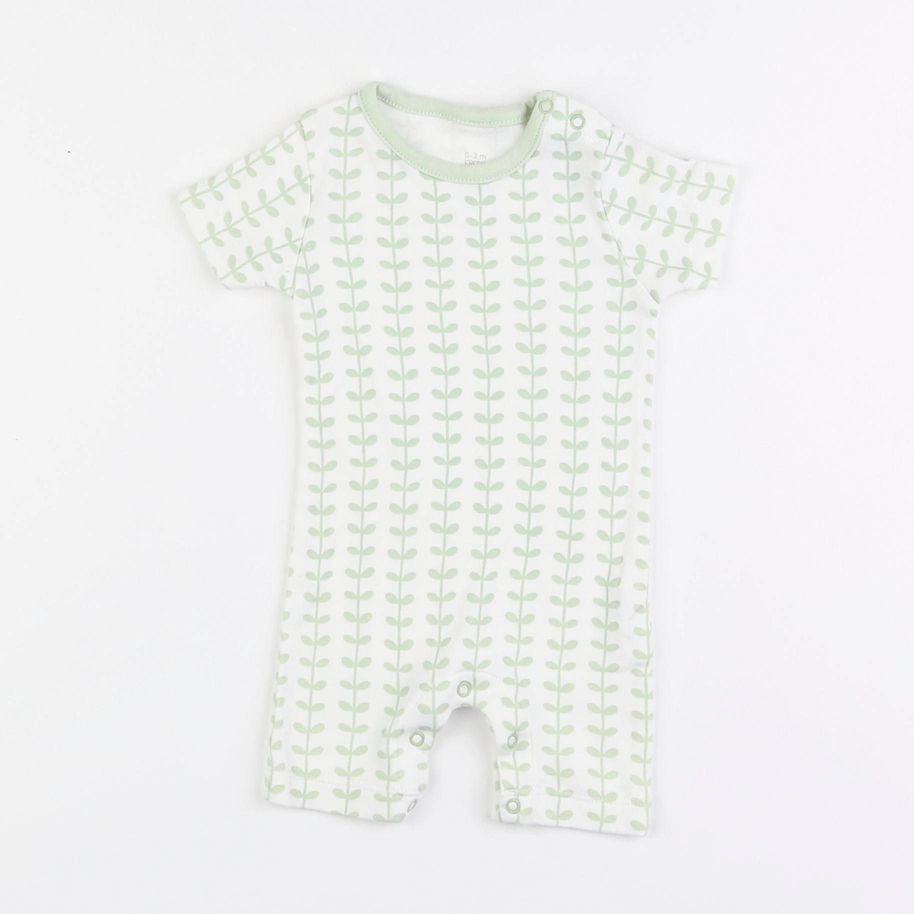 Fresk - pyjama coton vert - 0/1 mois