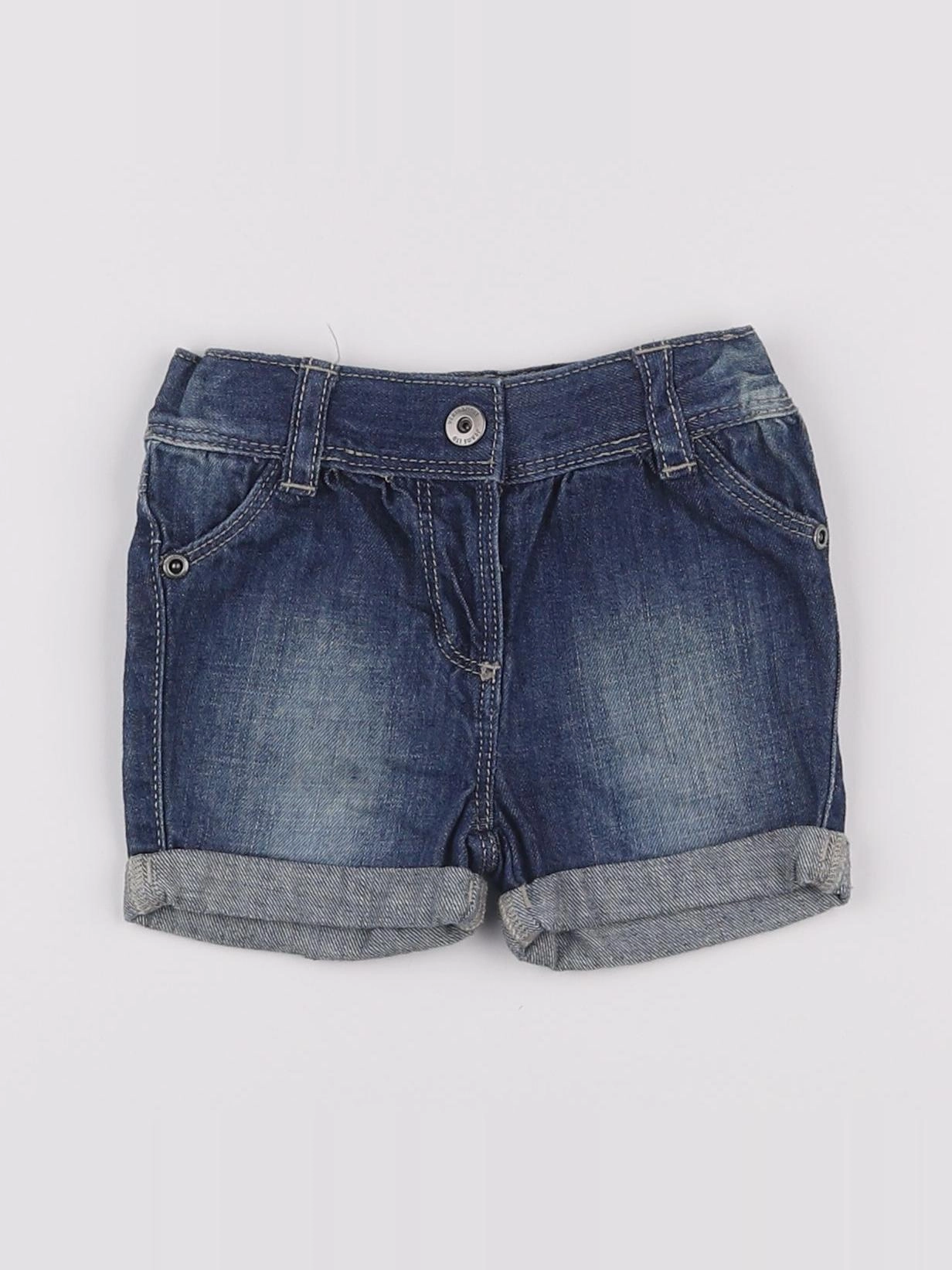 Vertbaudet - short bleu - 3 mois