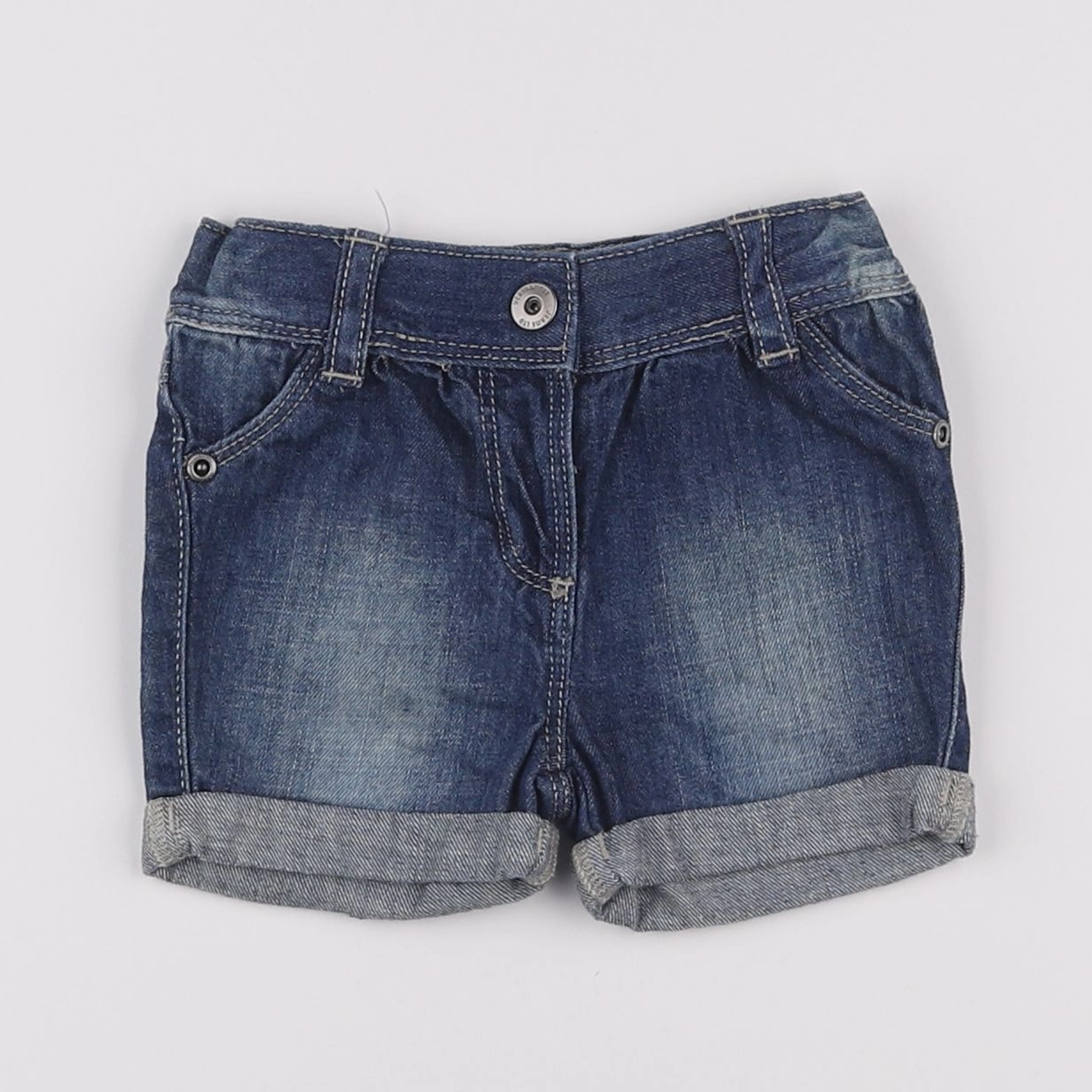 Vertbaudet - short bleu - 3 mois