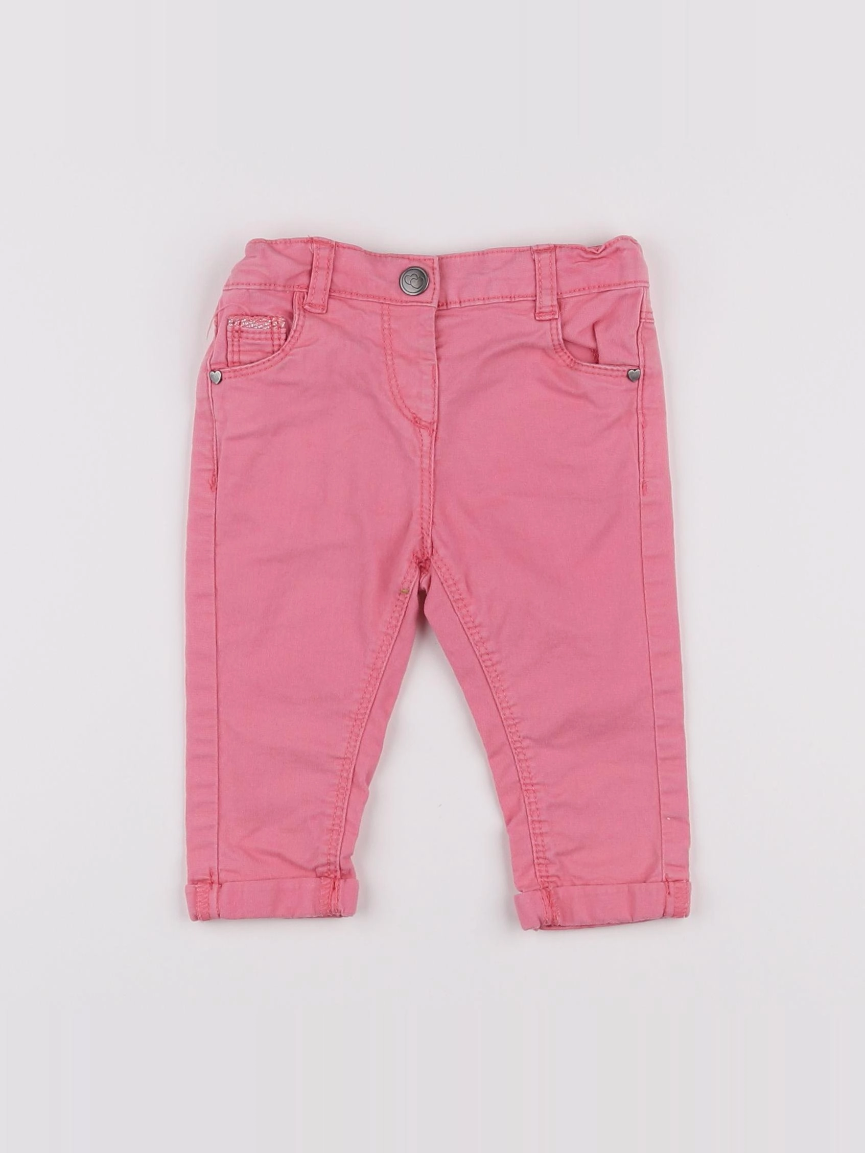 Tape à l'oeil - pantalon rose - 6 mois