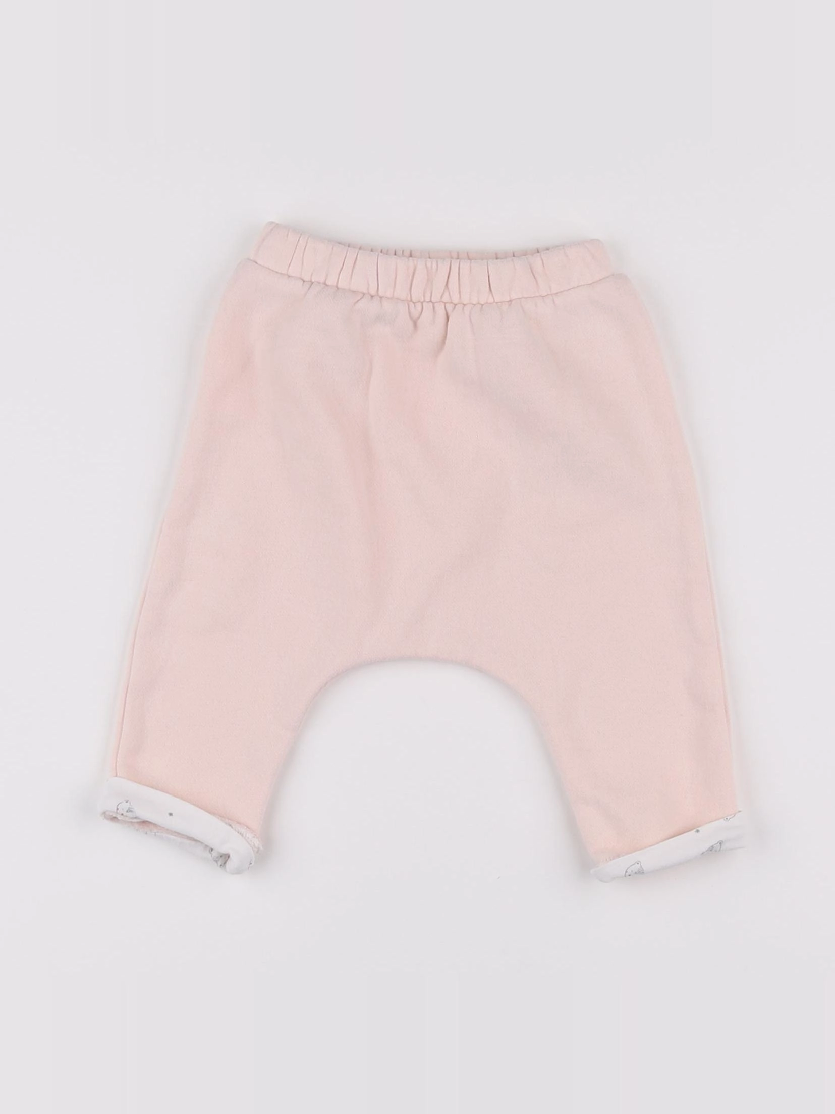 Vertbaudet - sarouel rose - 3 mois