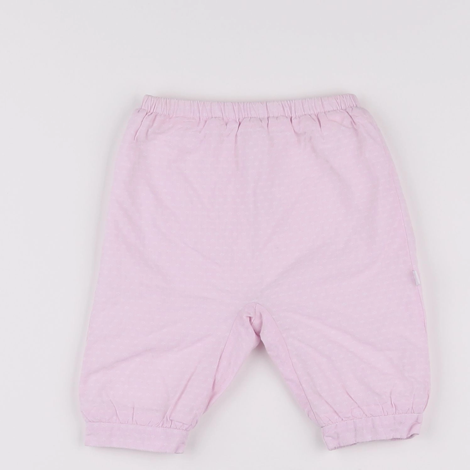 Jacadi - sarouel doublé rose - 3 mois