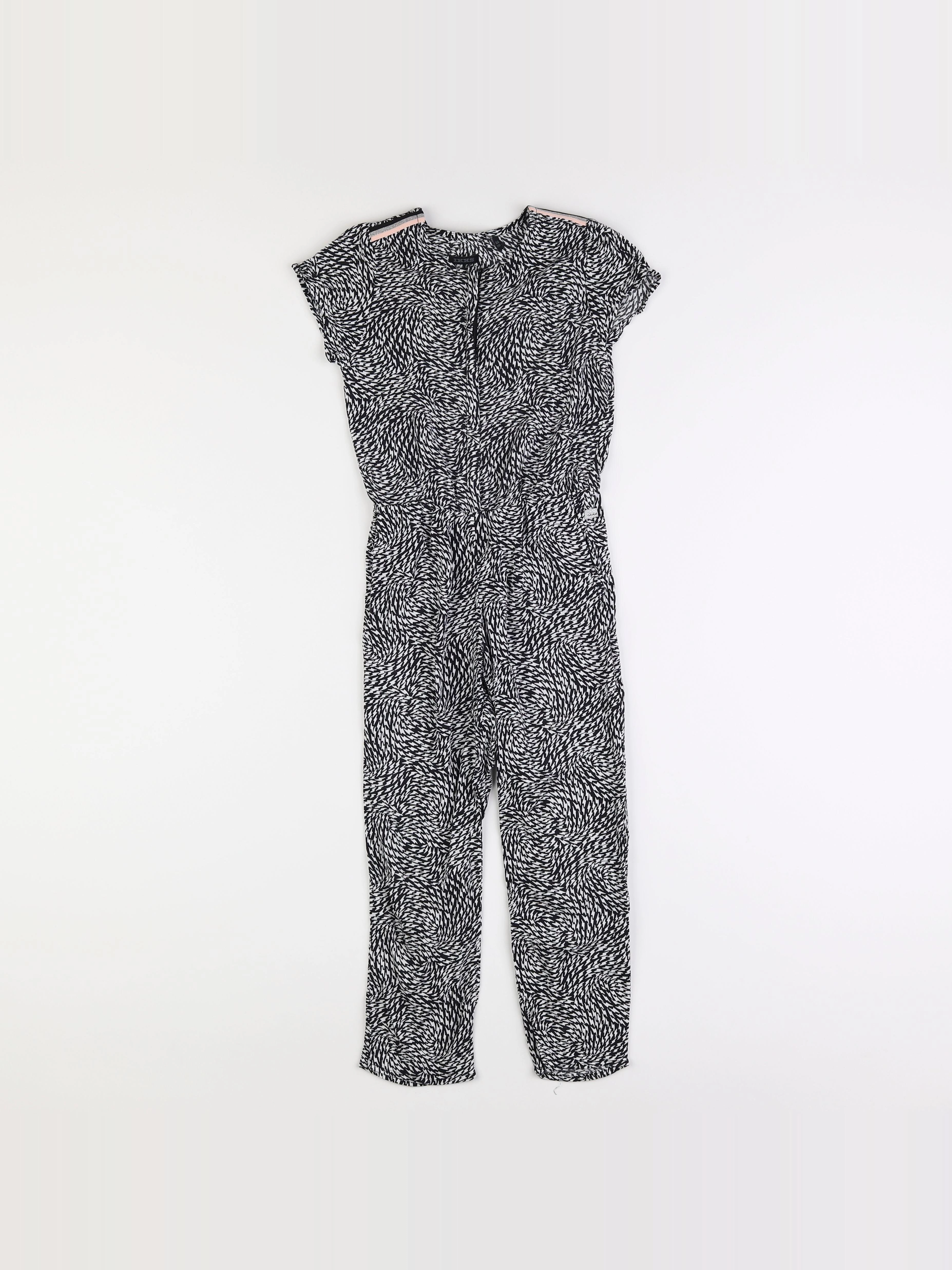 IKKS - combinaison blanc, noir - 6 ans