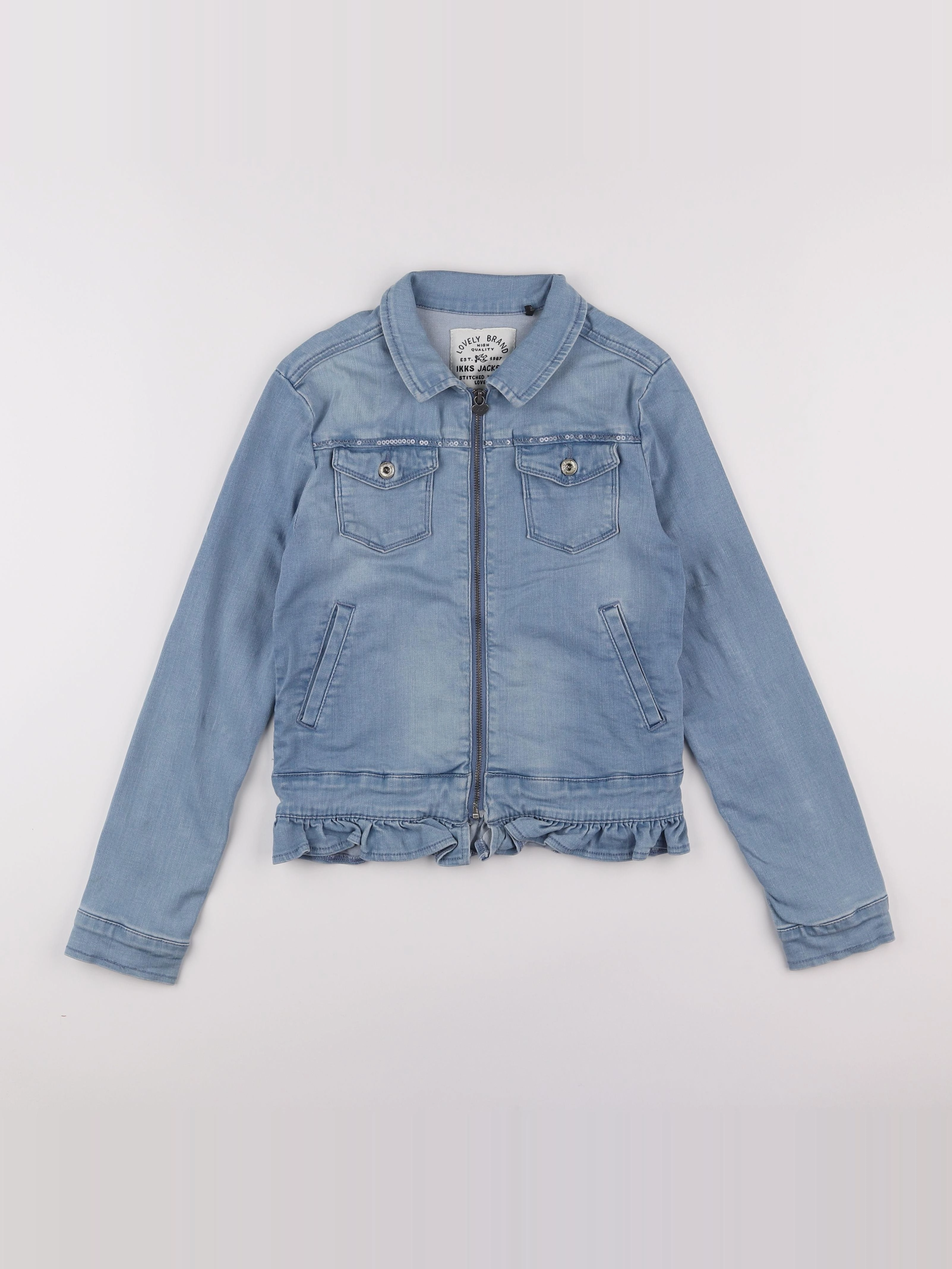 IKKS - veste bleu - 10 ans