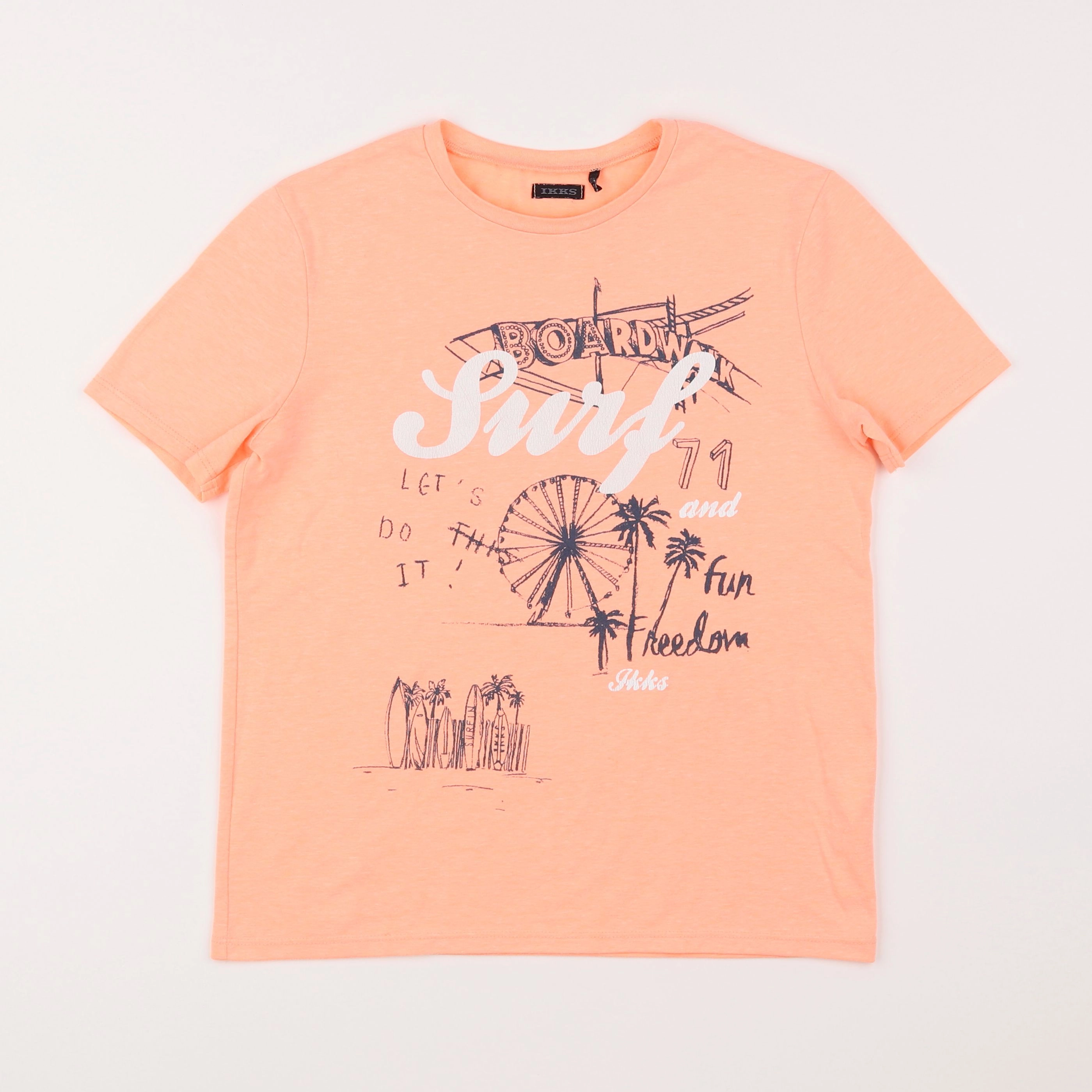 IKKS - tee-shirt rose - 12 ans