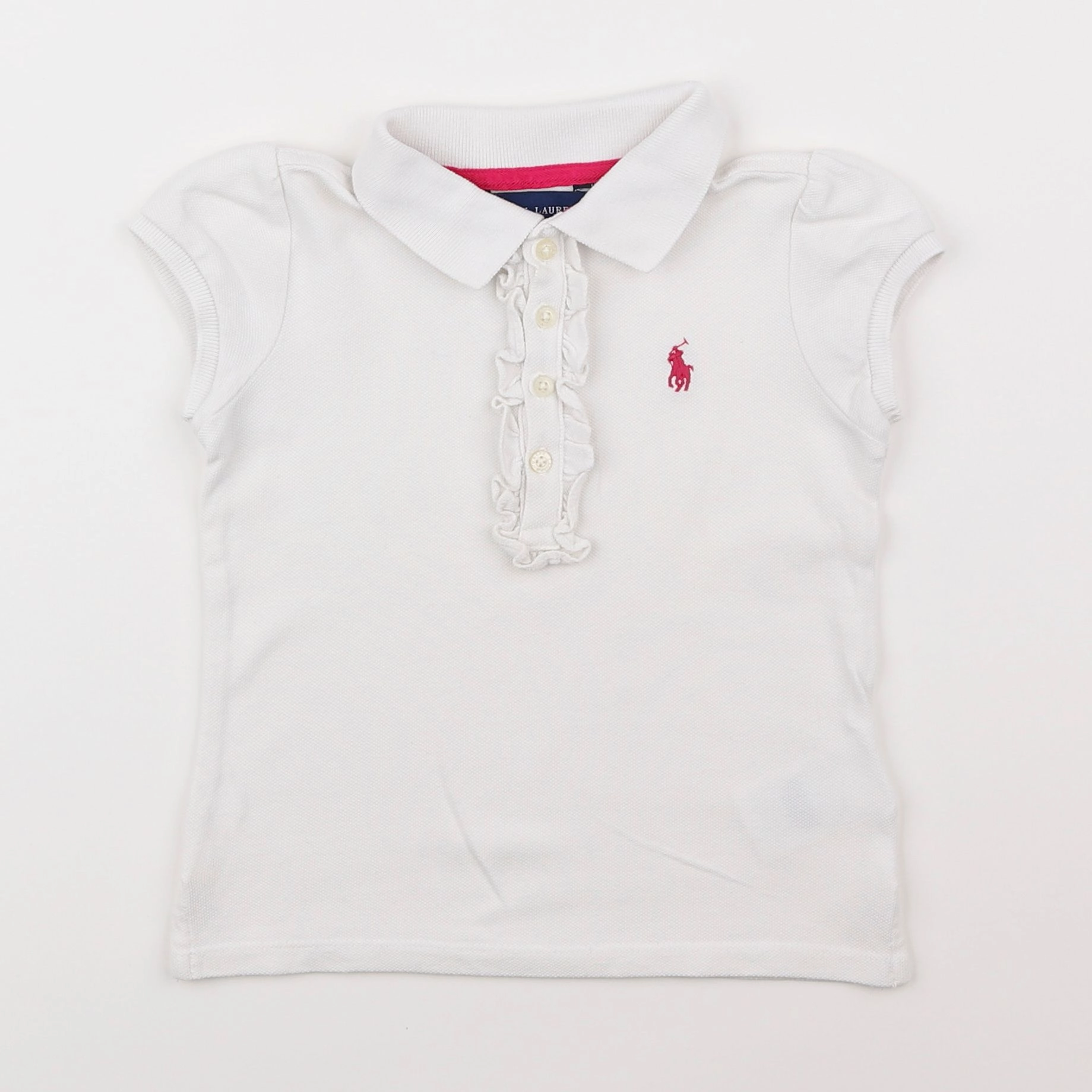 Ralph Lauren - polo blanc - 3 ans