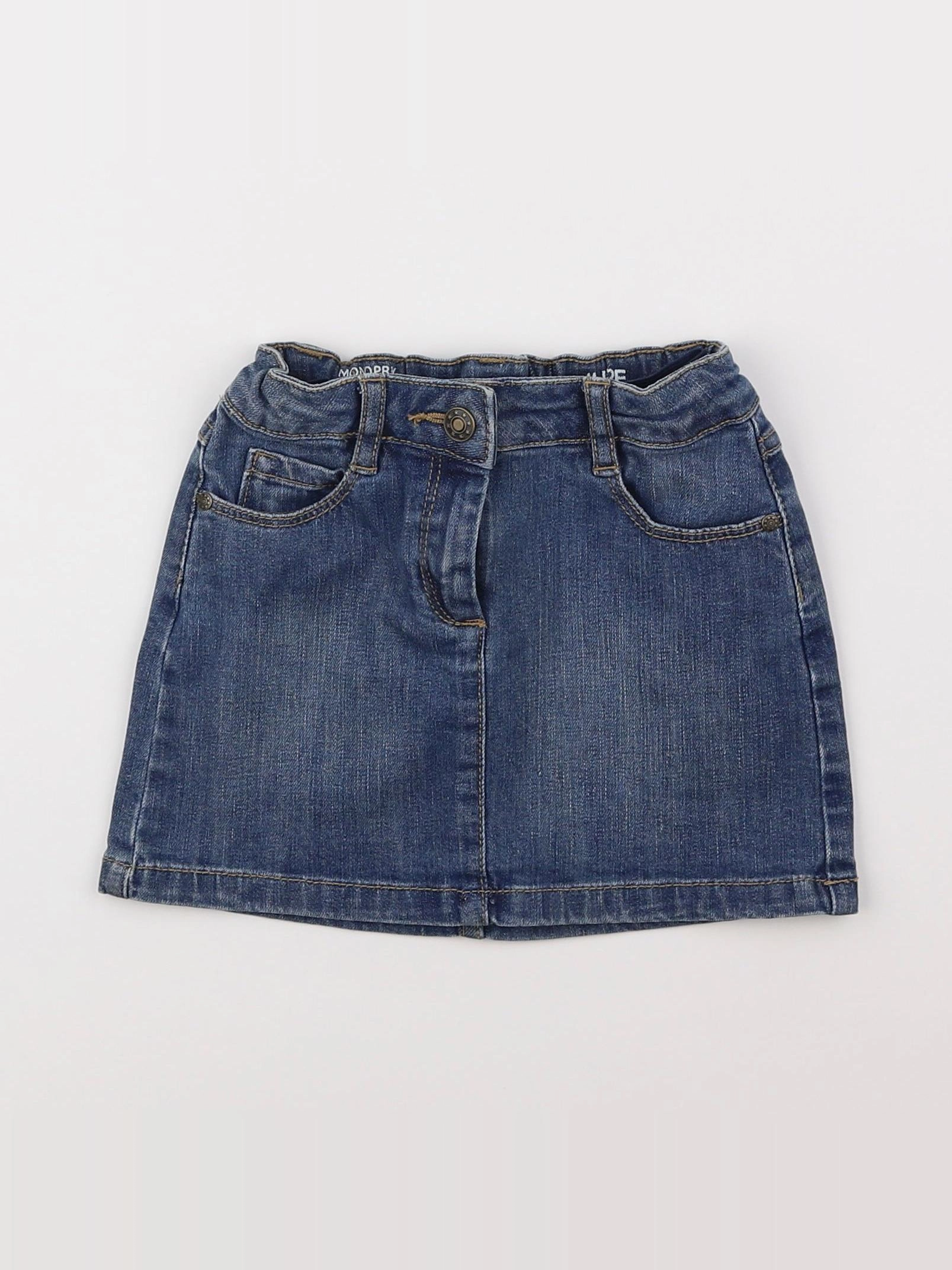 Monoprix - jupe bleu - 4 ans