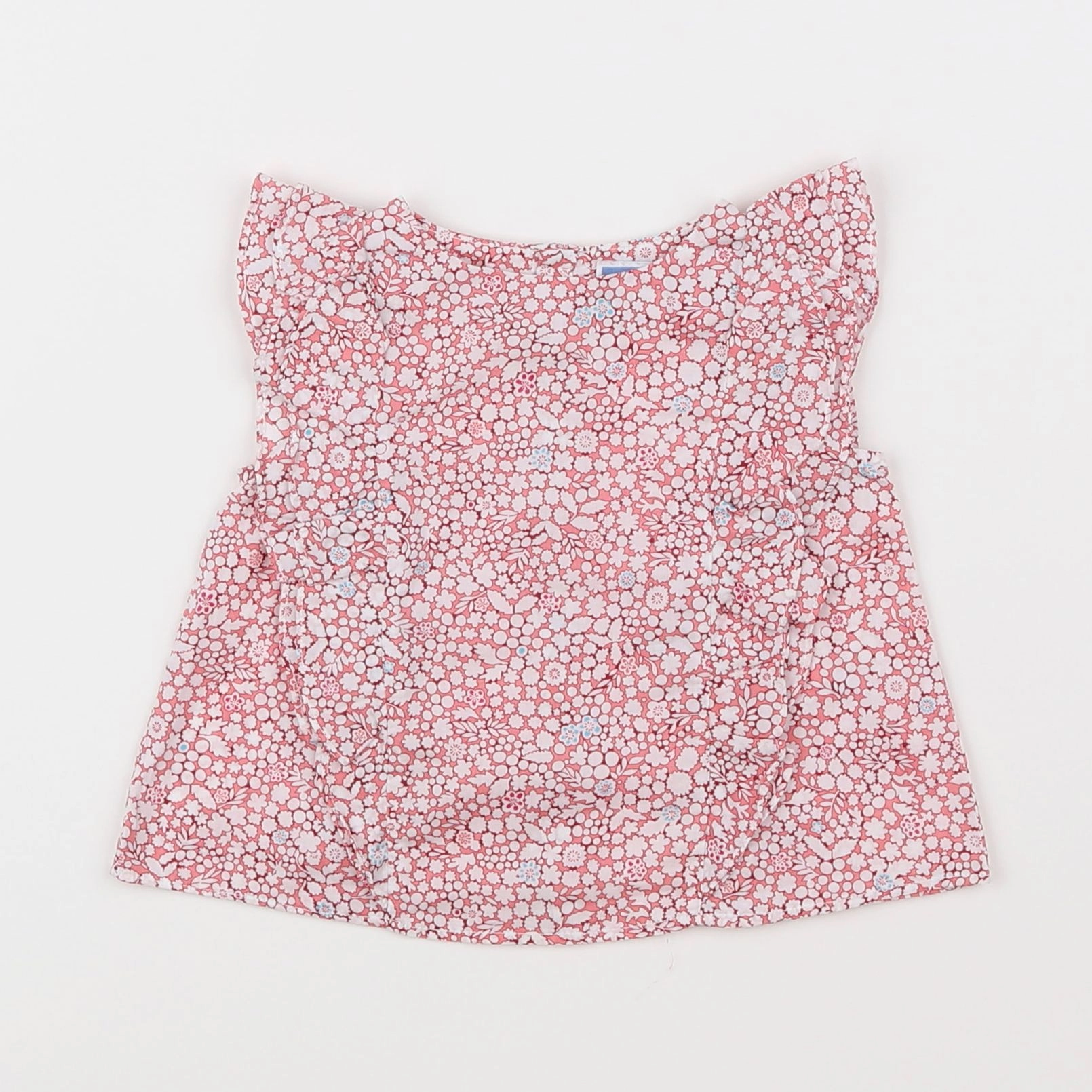 Jacadi - blouse liberty rouge - 6 mois