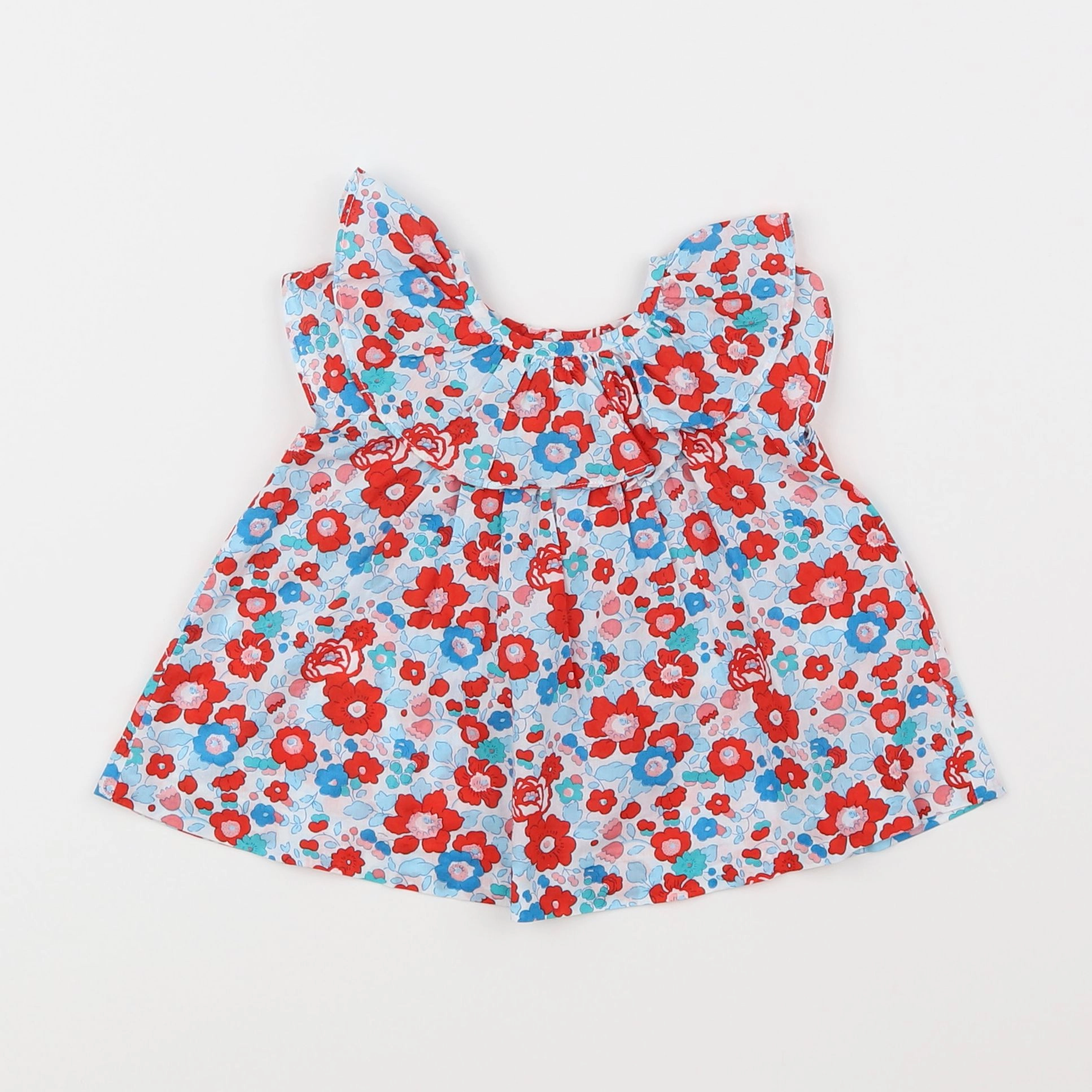 Jacadi - blouse liberty multicolore - 6 mois
