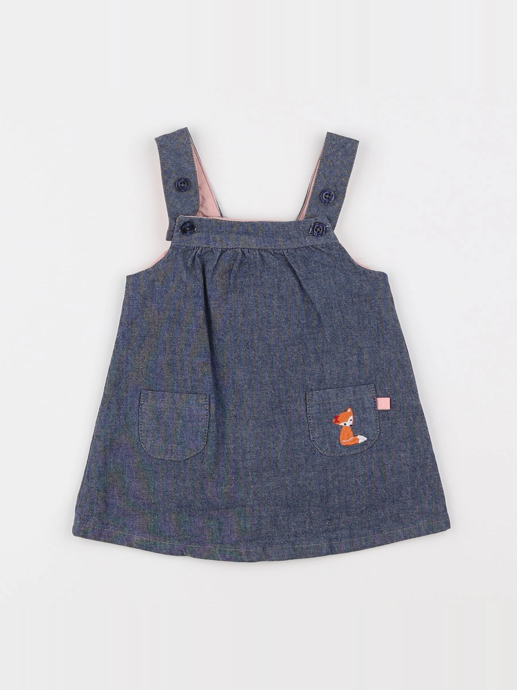 Cadet Rousselle - robe bleu - 3 mois