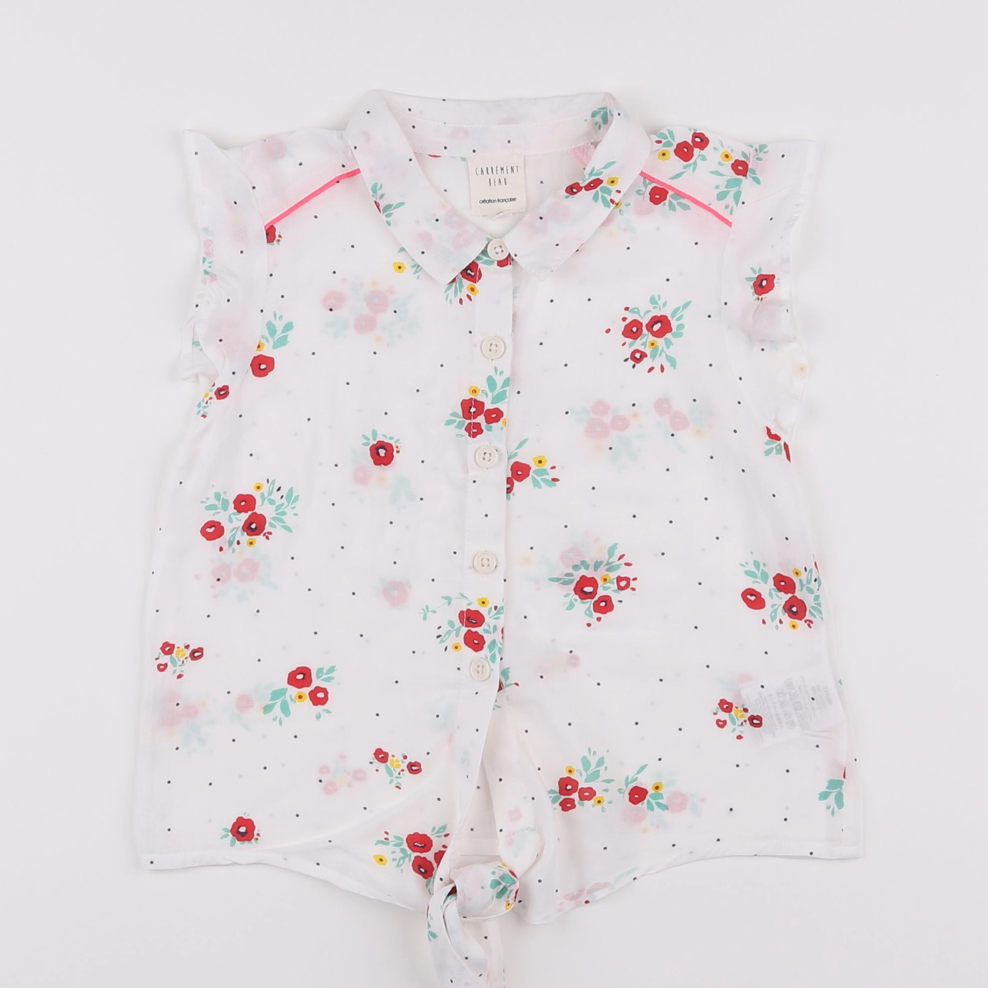 Carrément Beau - tee-shirt blanc - 5 ans