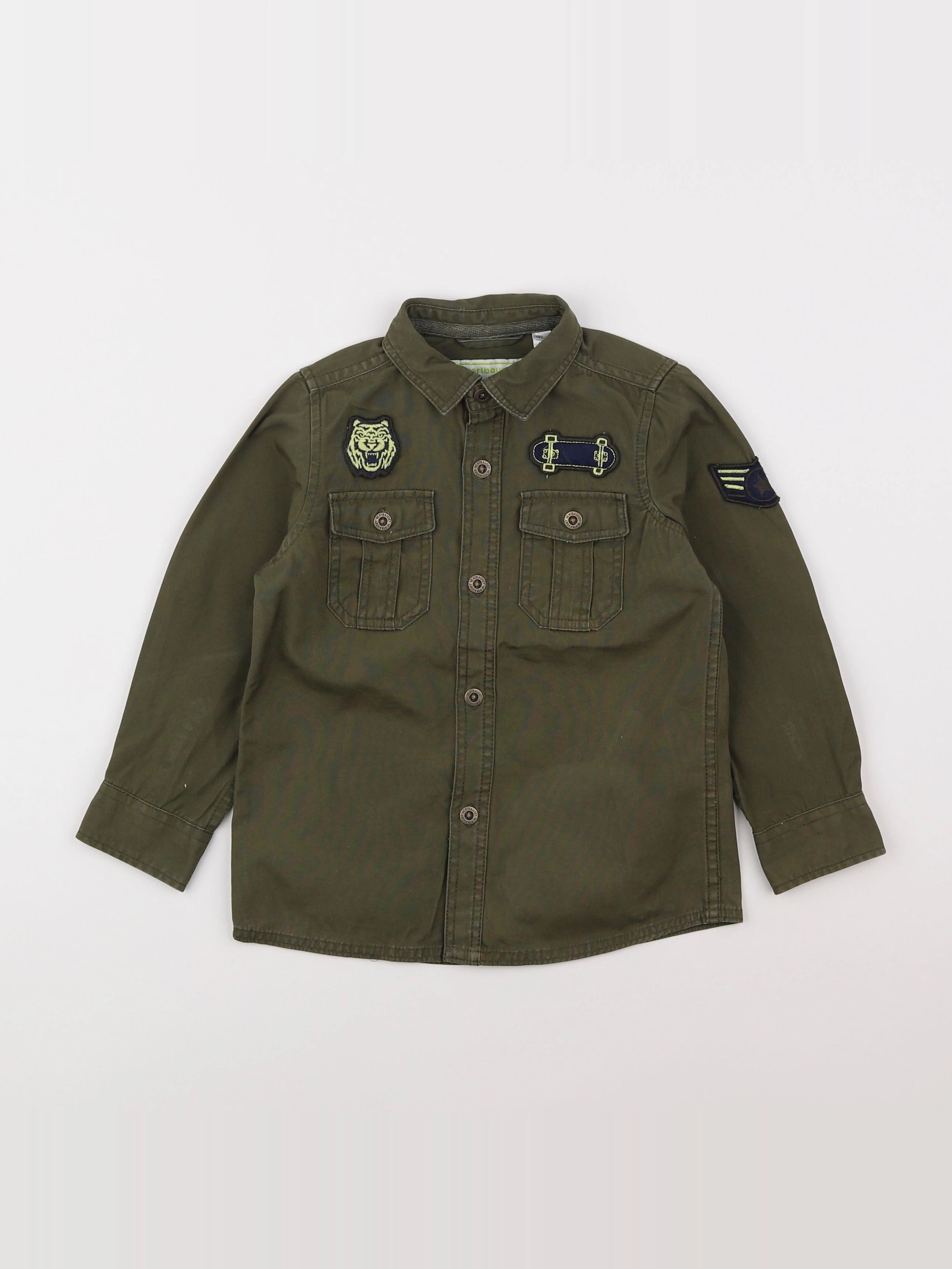 Vertbaudet - veste vert - 4 ans
