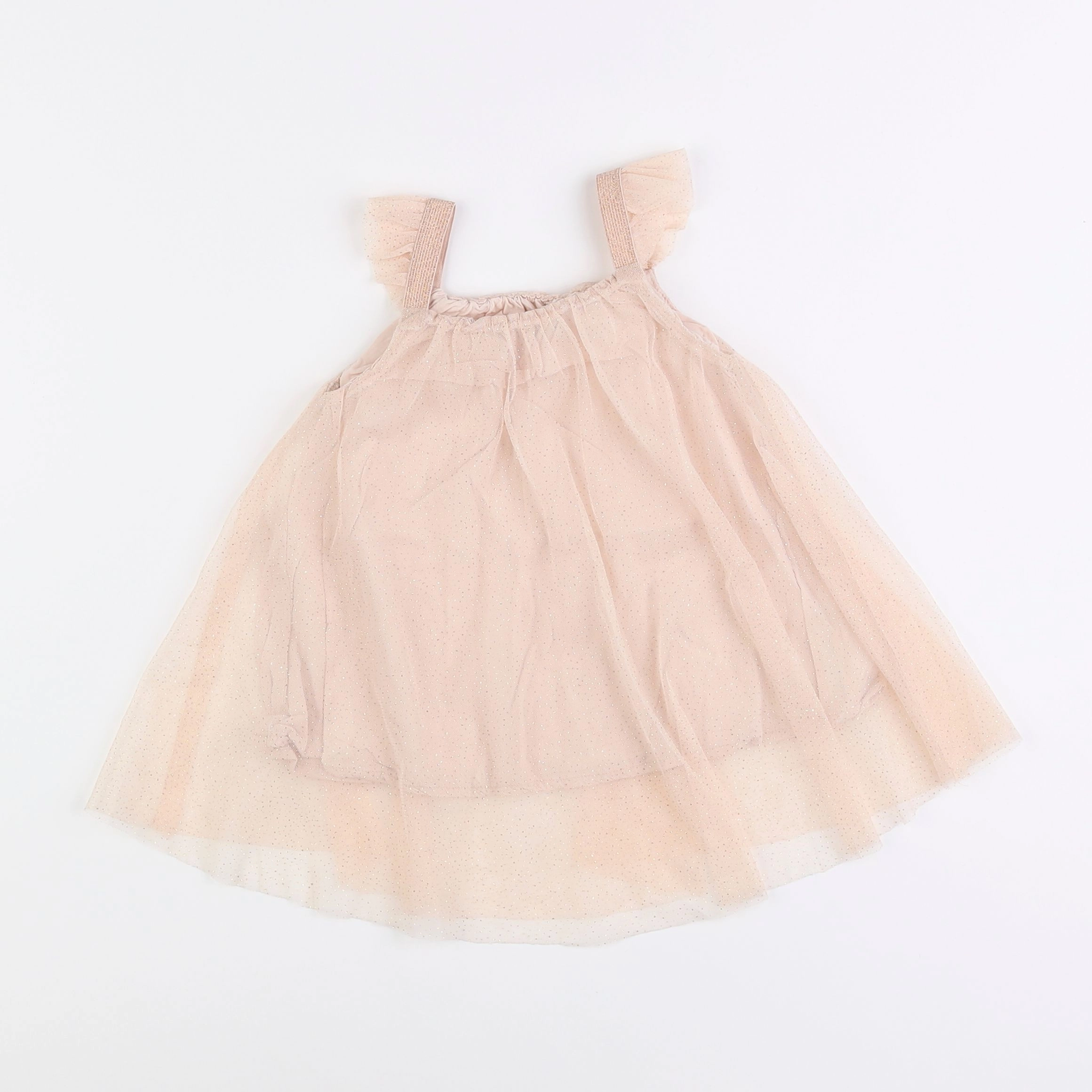 Vertbaudet - robe rose - 12 mois