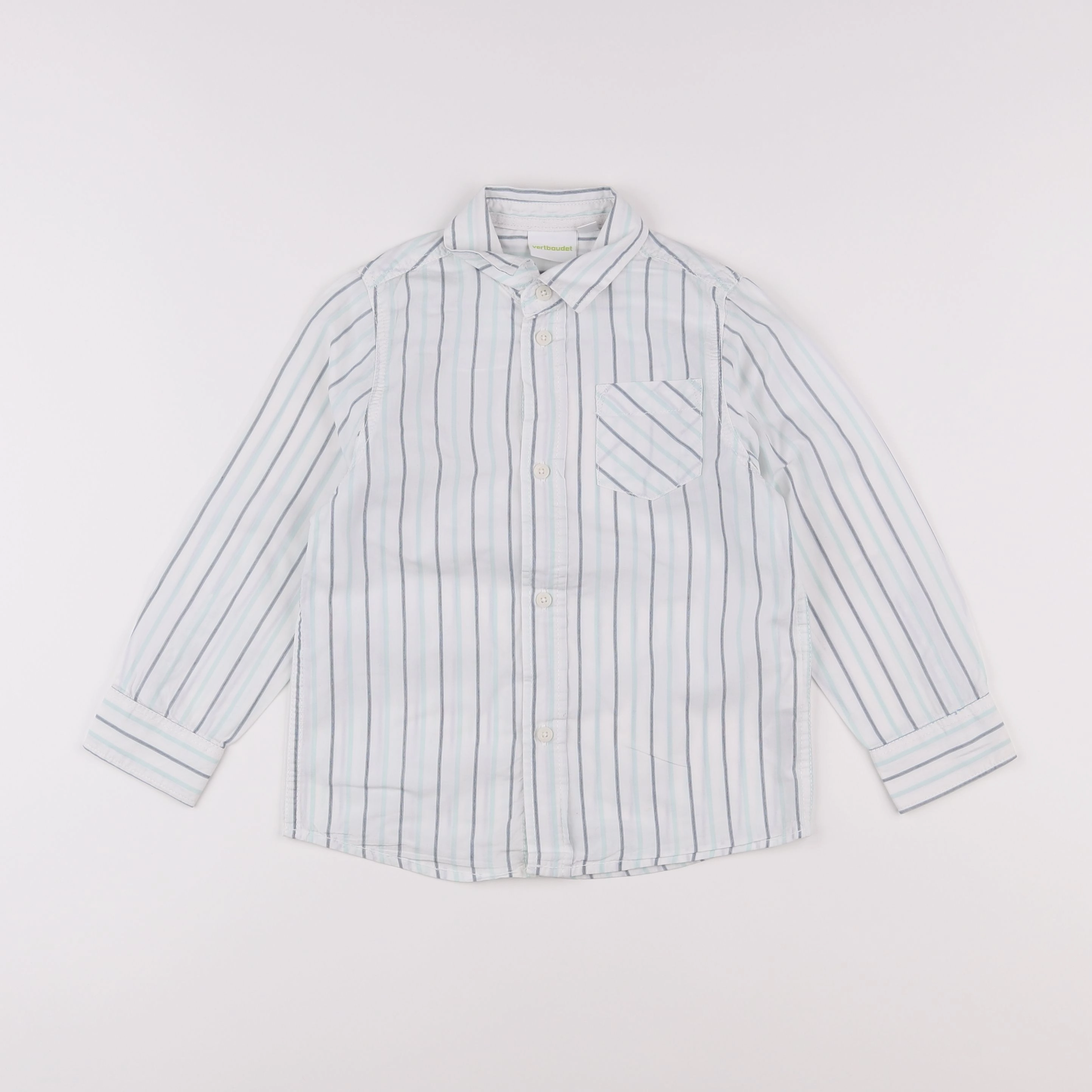 Vertbaudet - chemise multicolore - 5 ans