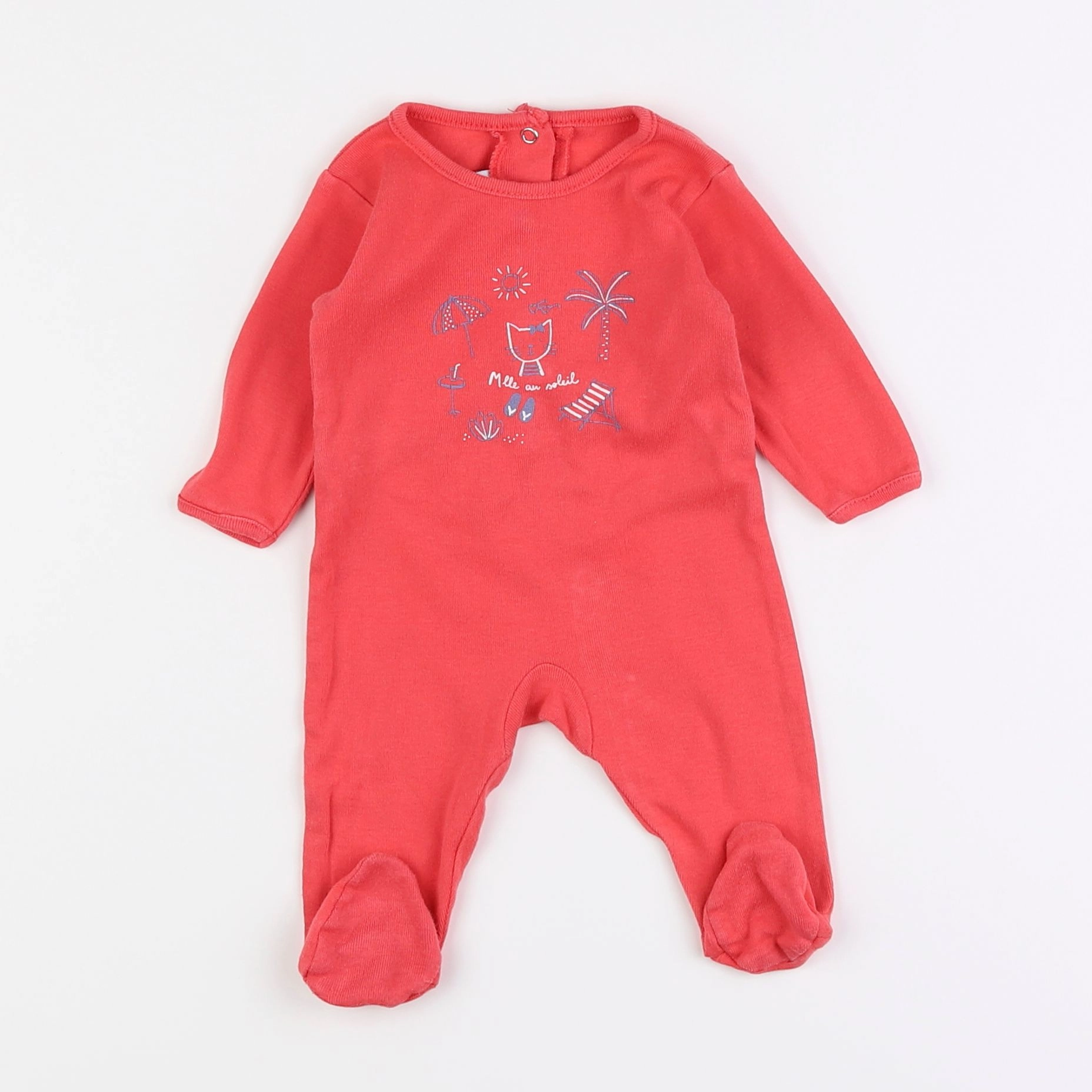 Absorba - pyjama coton rose - 1 mois