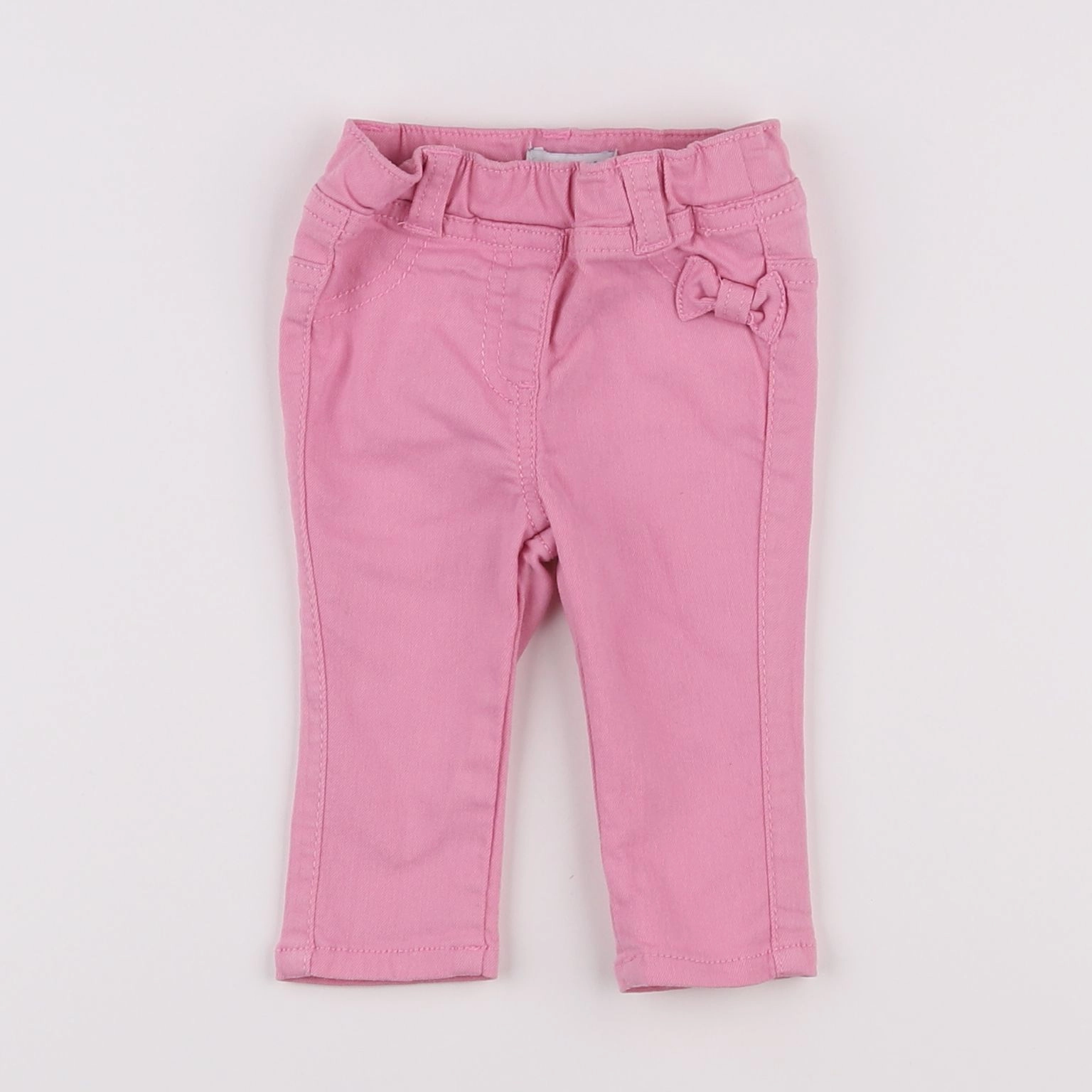 Vertbaudet - jegging rose - 3 mois