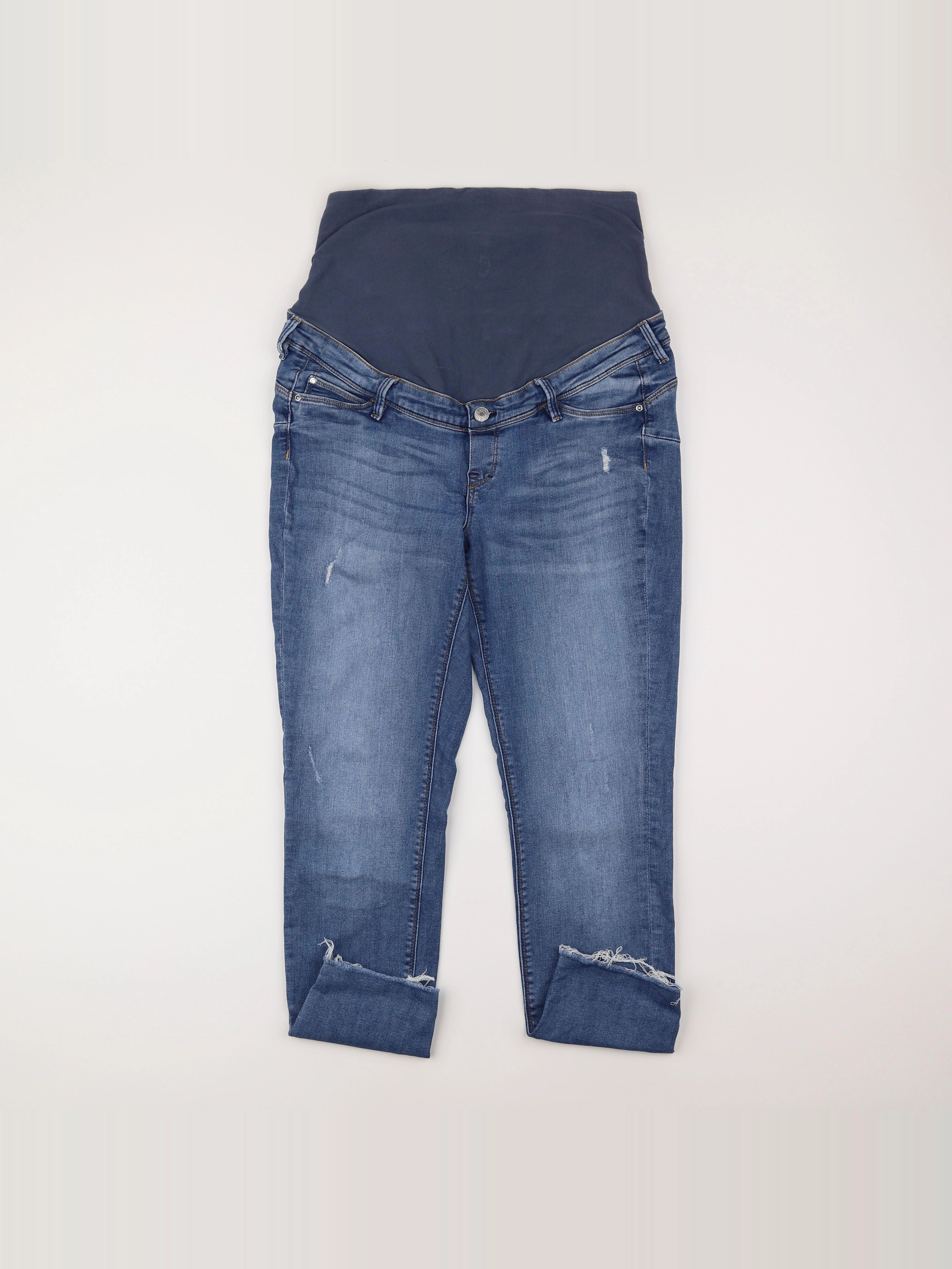 H&M - jean grossesse bleu - 40 à 42
