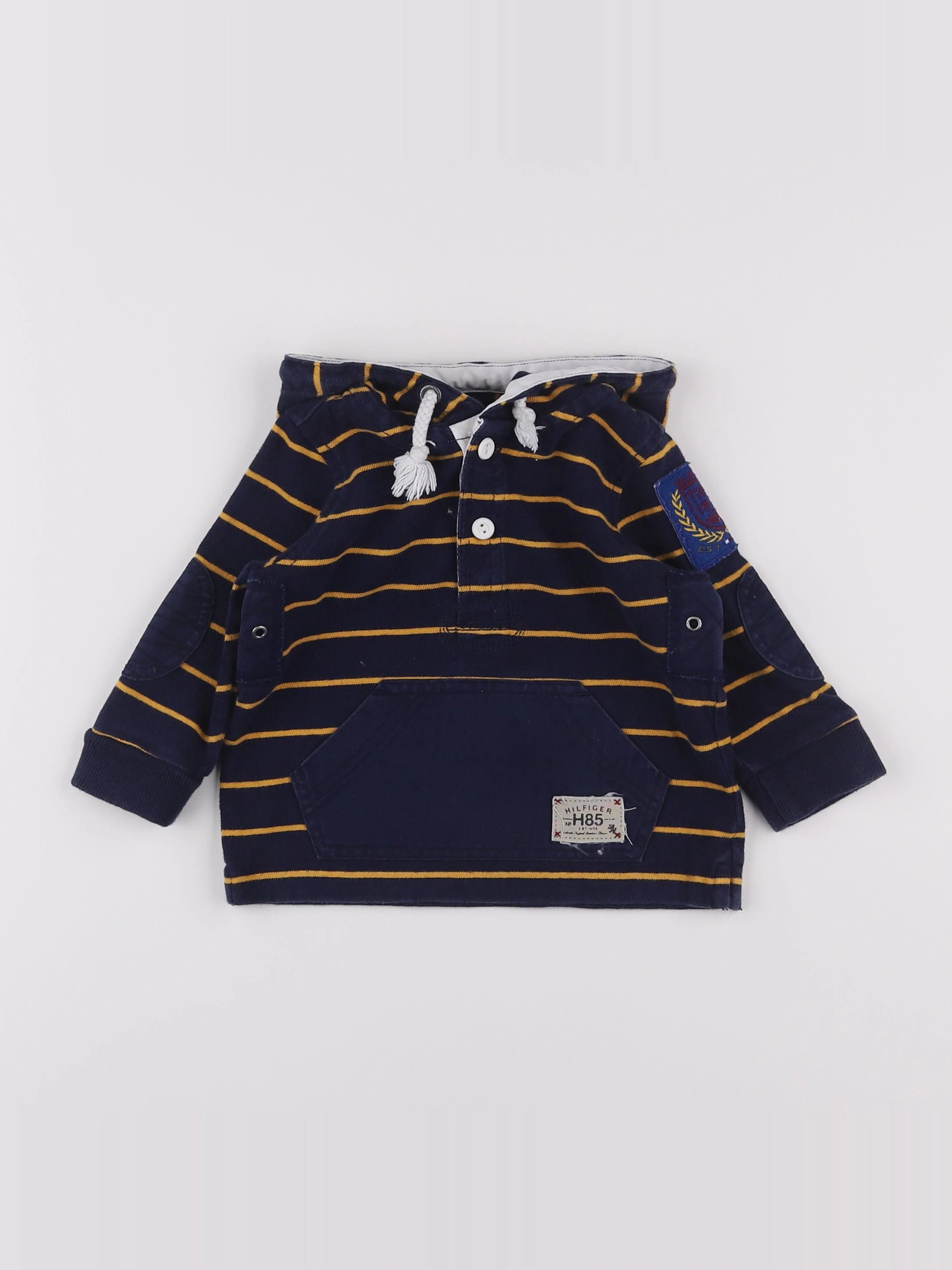 Tommy Hilfiger - sweat bleu - 12 mois