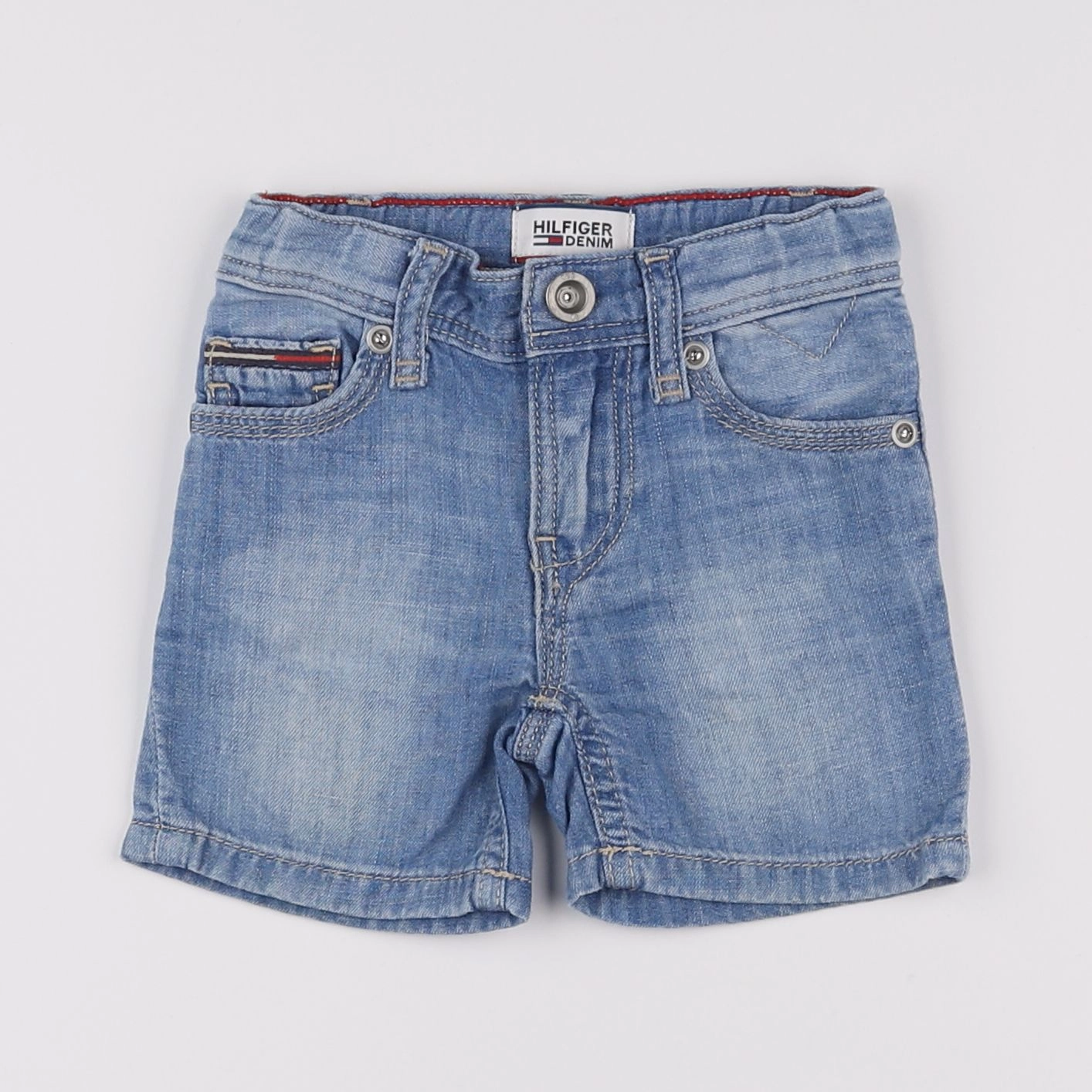 Tommy Hilfiger - short bleu - 12/18 mois