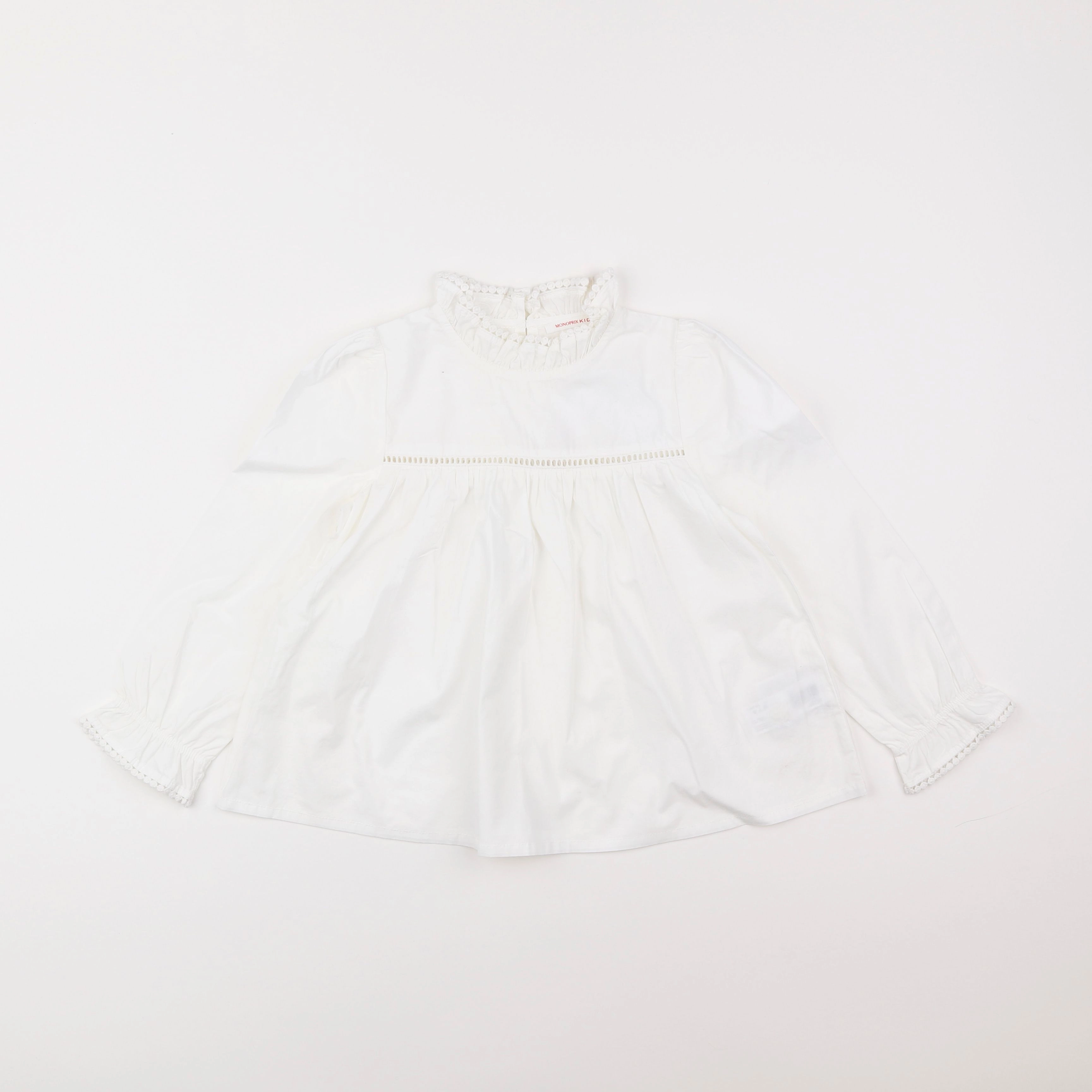 Monoprix - blouse blanc - 5 ans