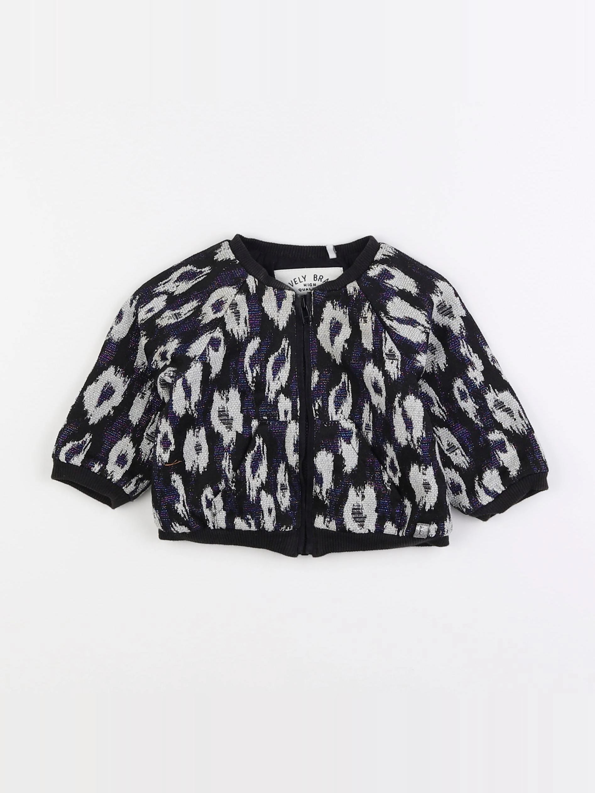 IKKS - veste noir - 12 mois