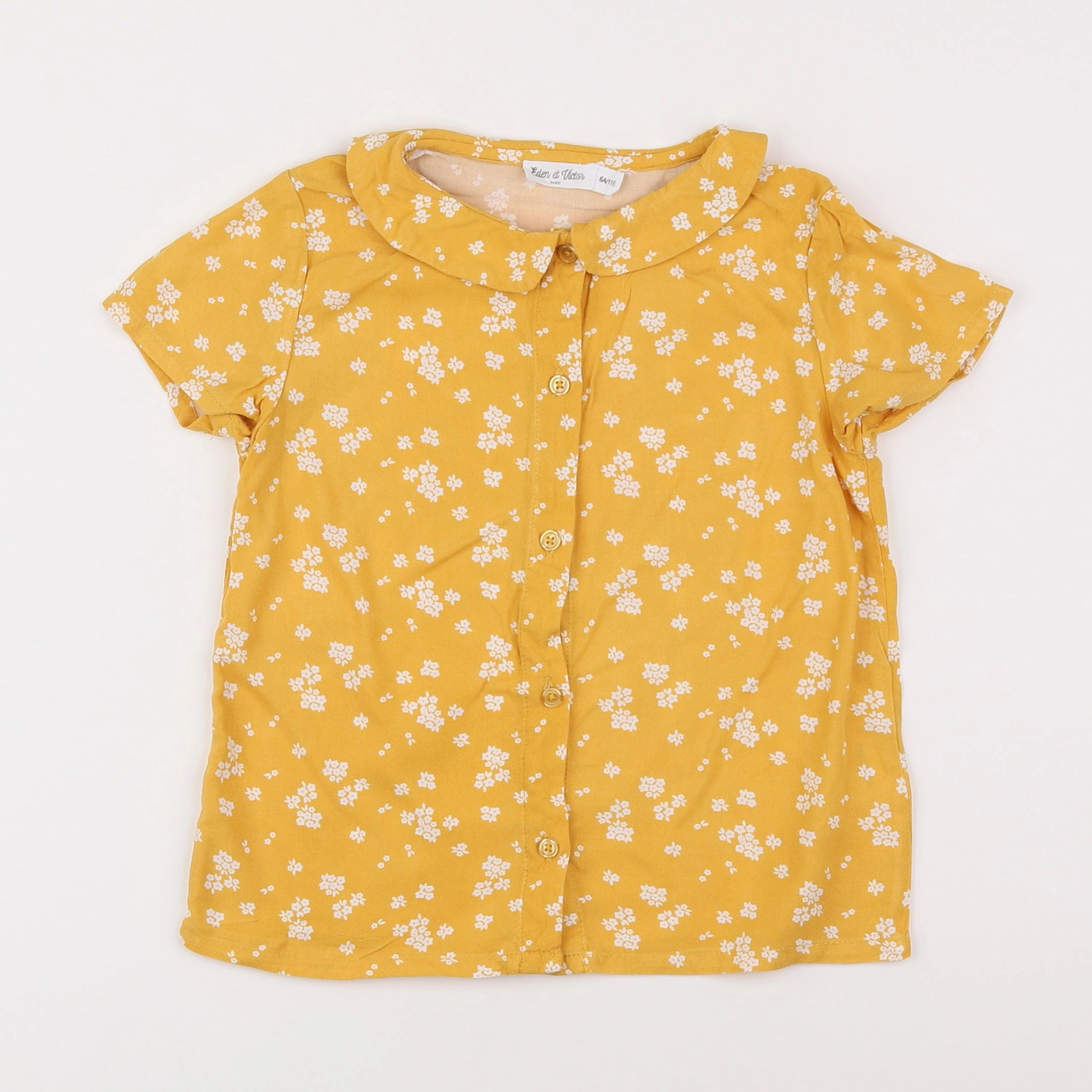 Eden & Victor - blouse jaune - 6 ans