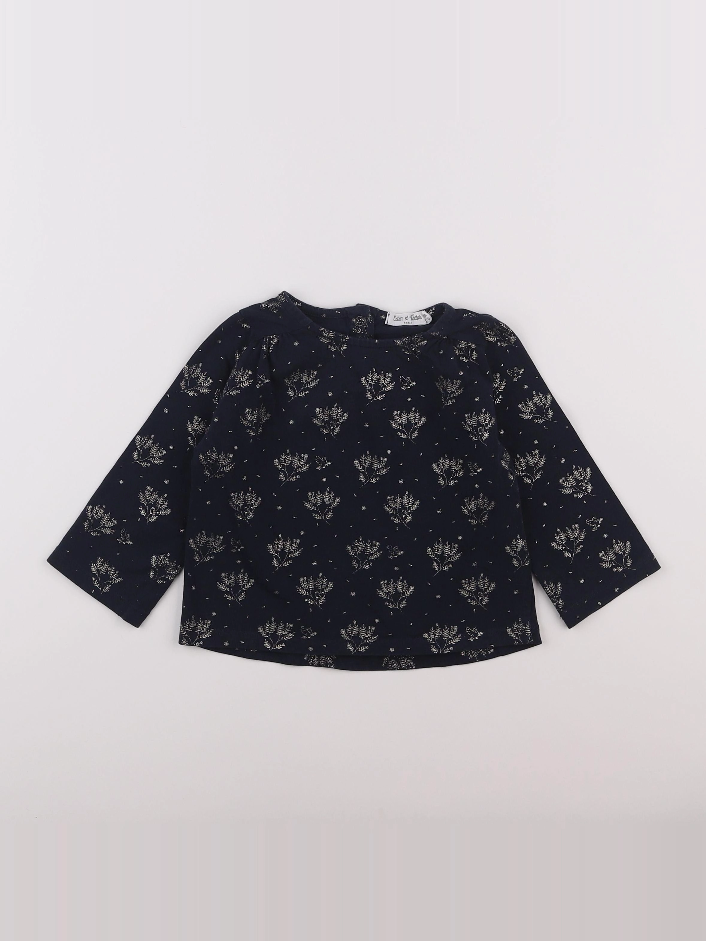 Eden & Victor - tee-shirt bleu - 18 mois