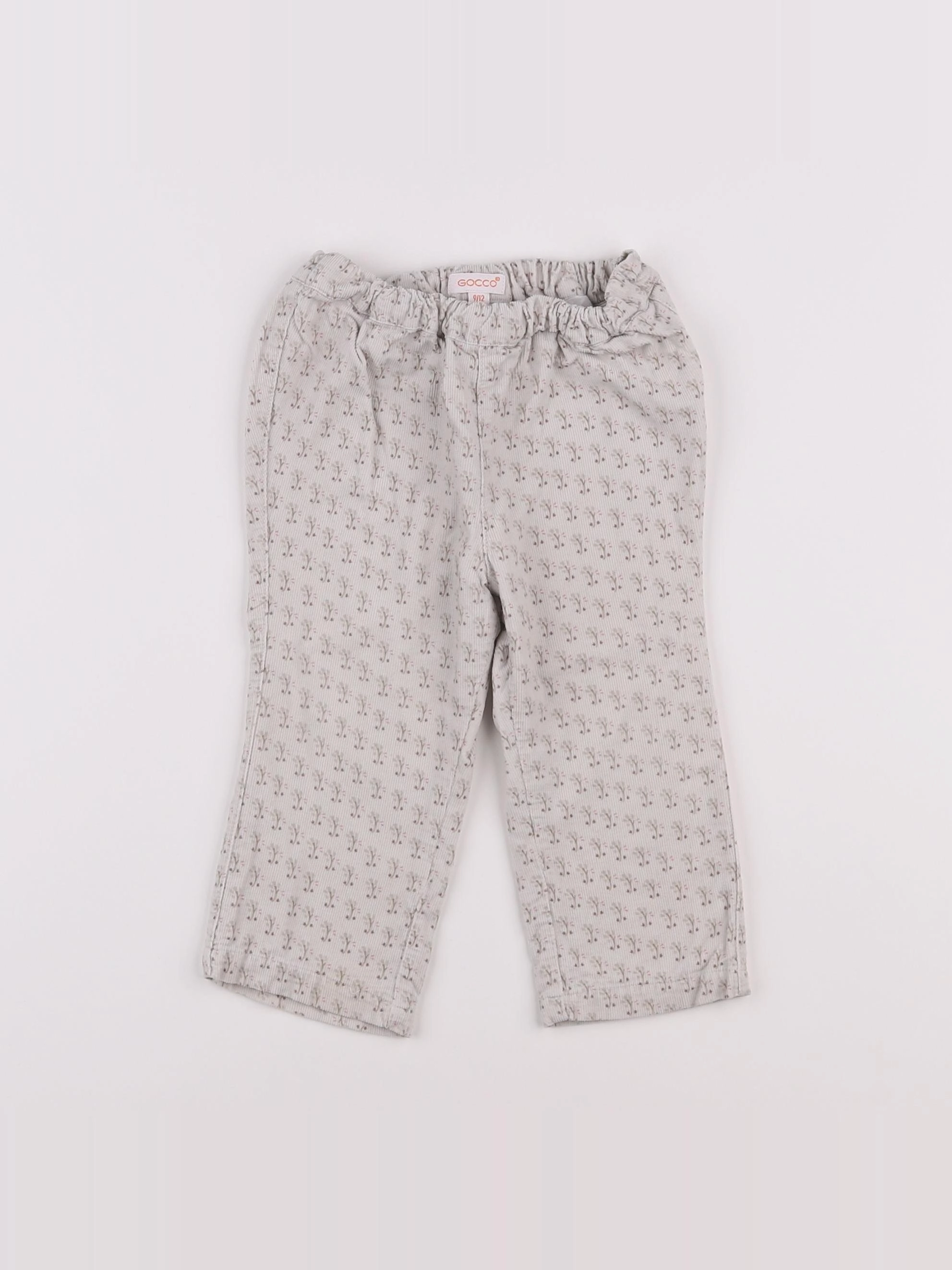 Gocco - pantalon beige - 9/12 mois