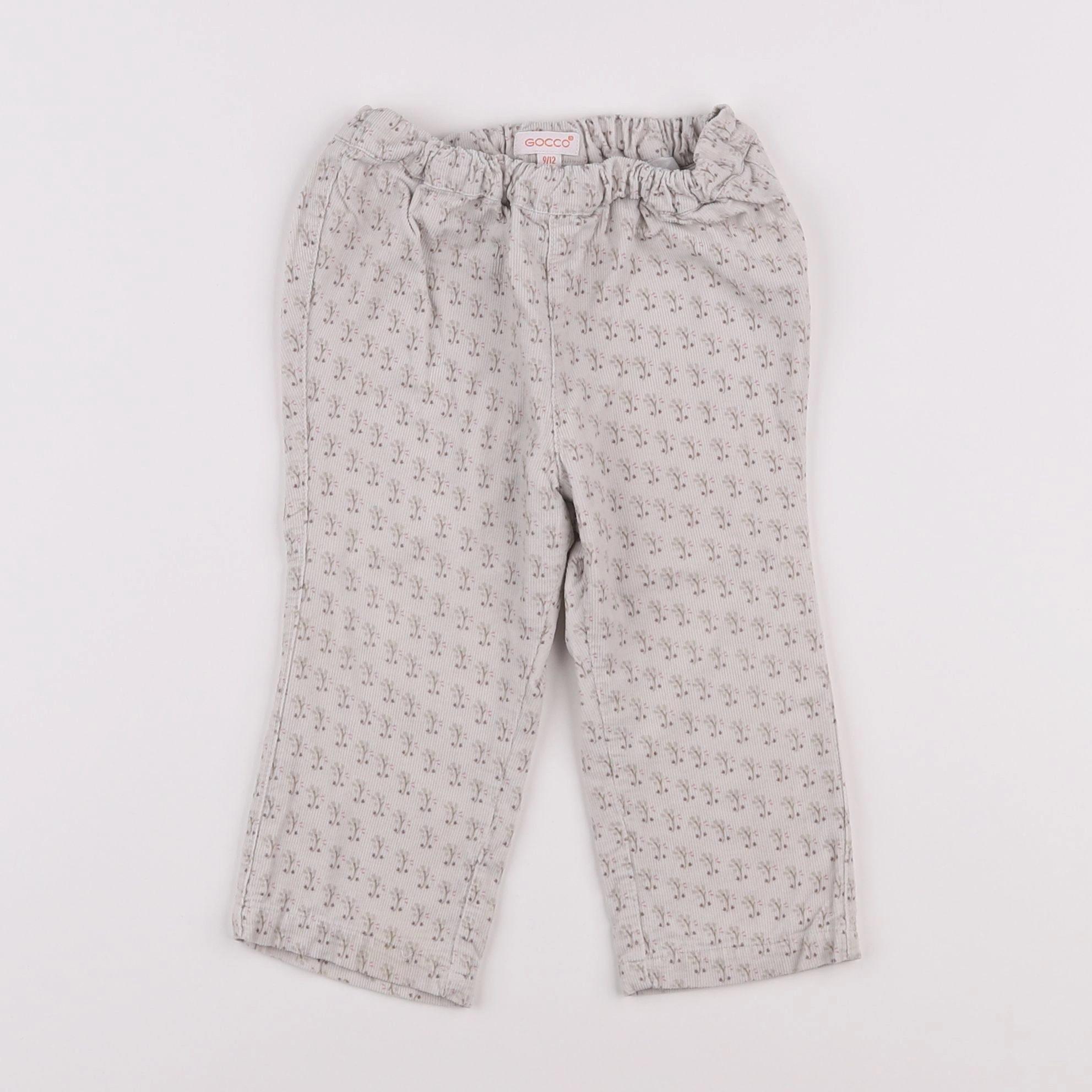 Gocco - pantalon beige - 9/12 mois