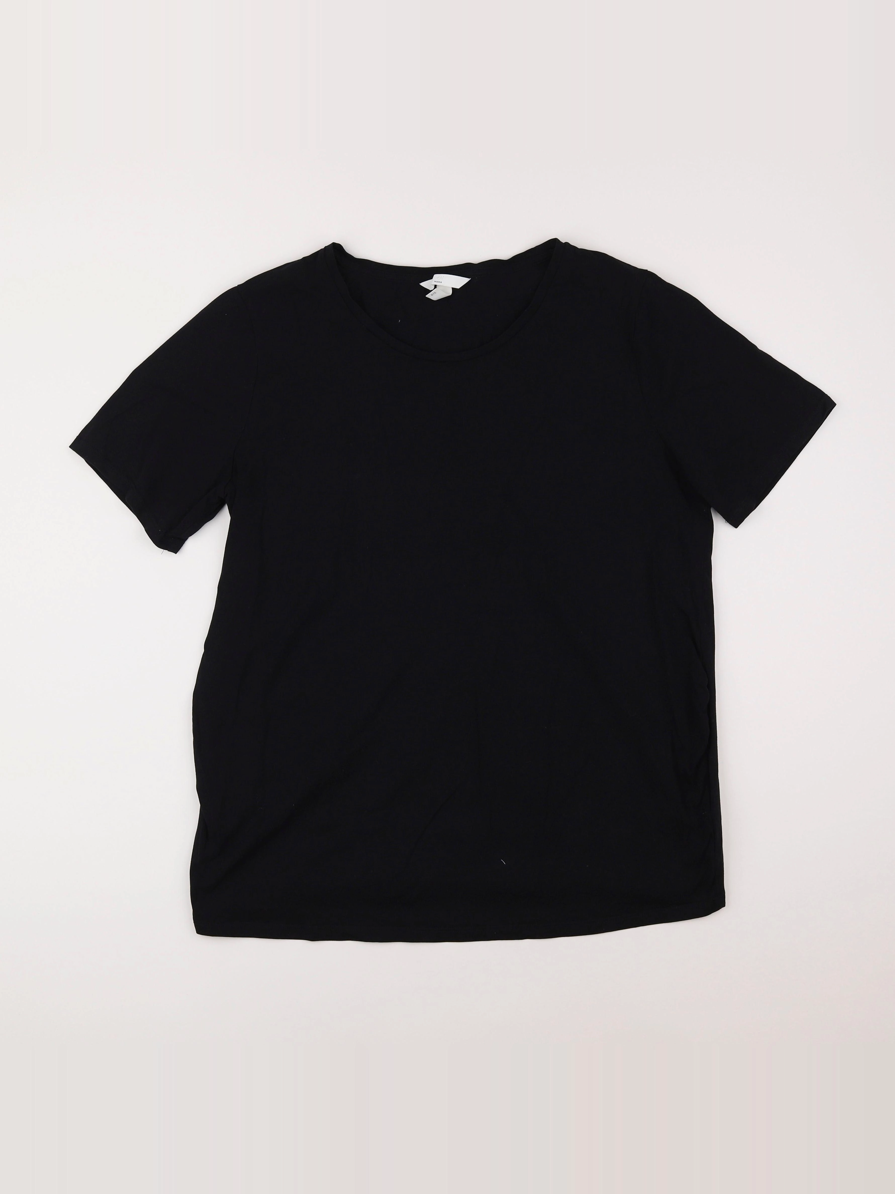 H&M - tee-shirt grossesse noir - 48