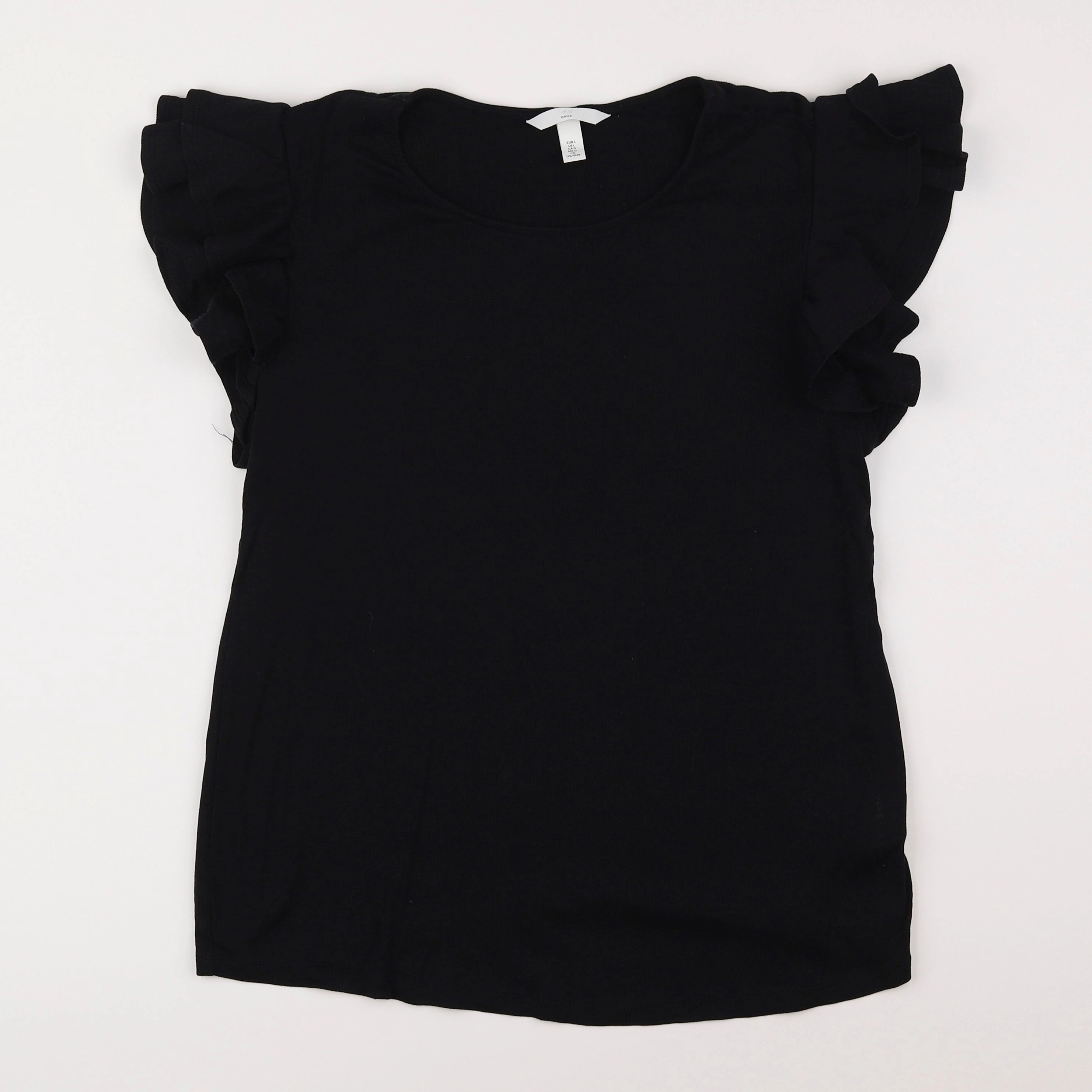 H&M - tee-shirt grossesse noir - 44 à 46