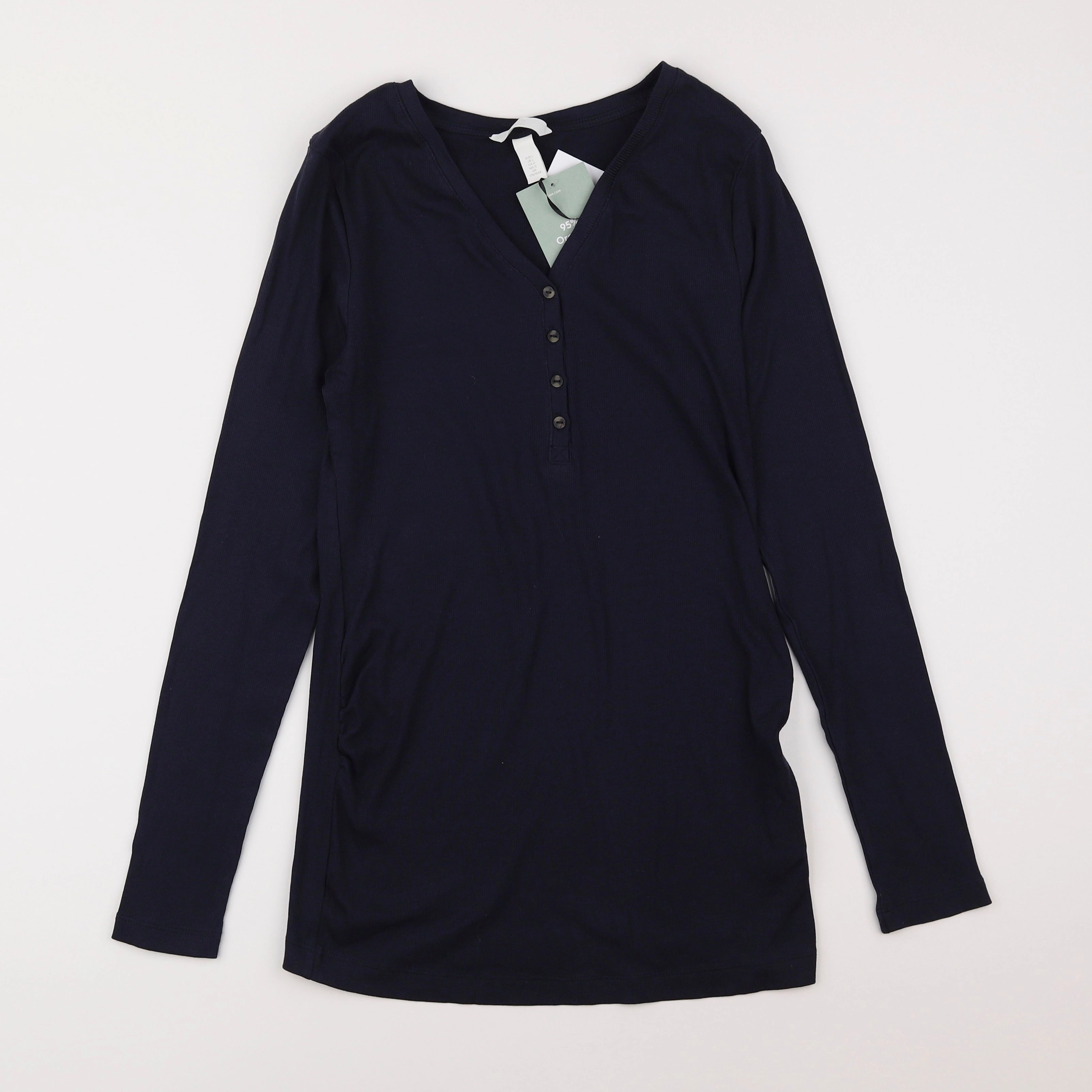 H&M - tee-shirt grossesse bleu - 44 à 46