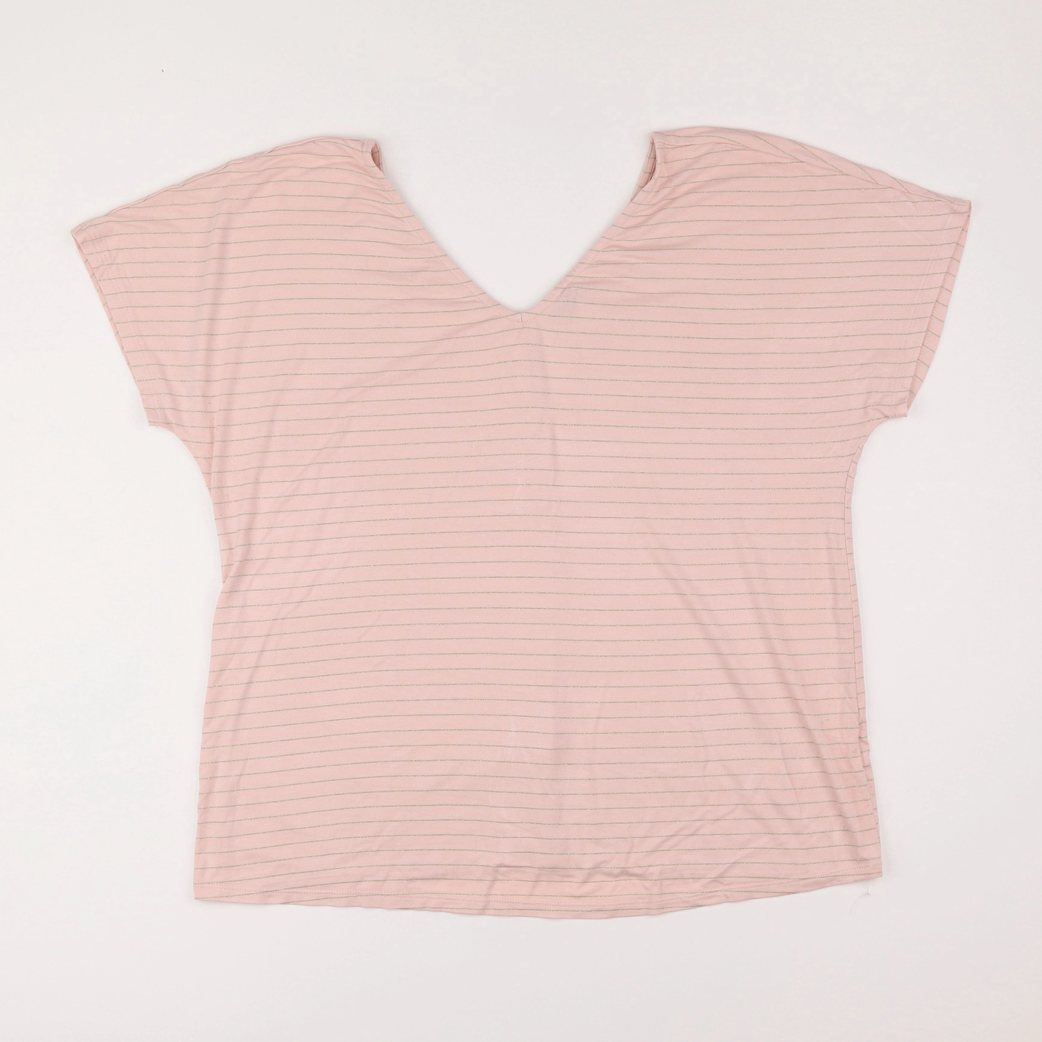 Kiabi - tee-shirt grossesse rose, or - 46 à 48