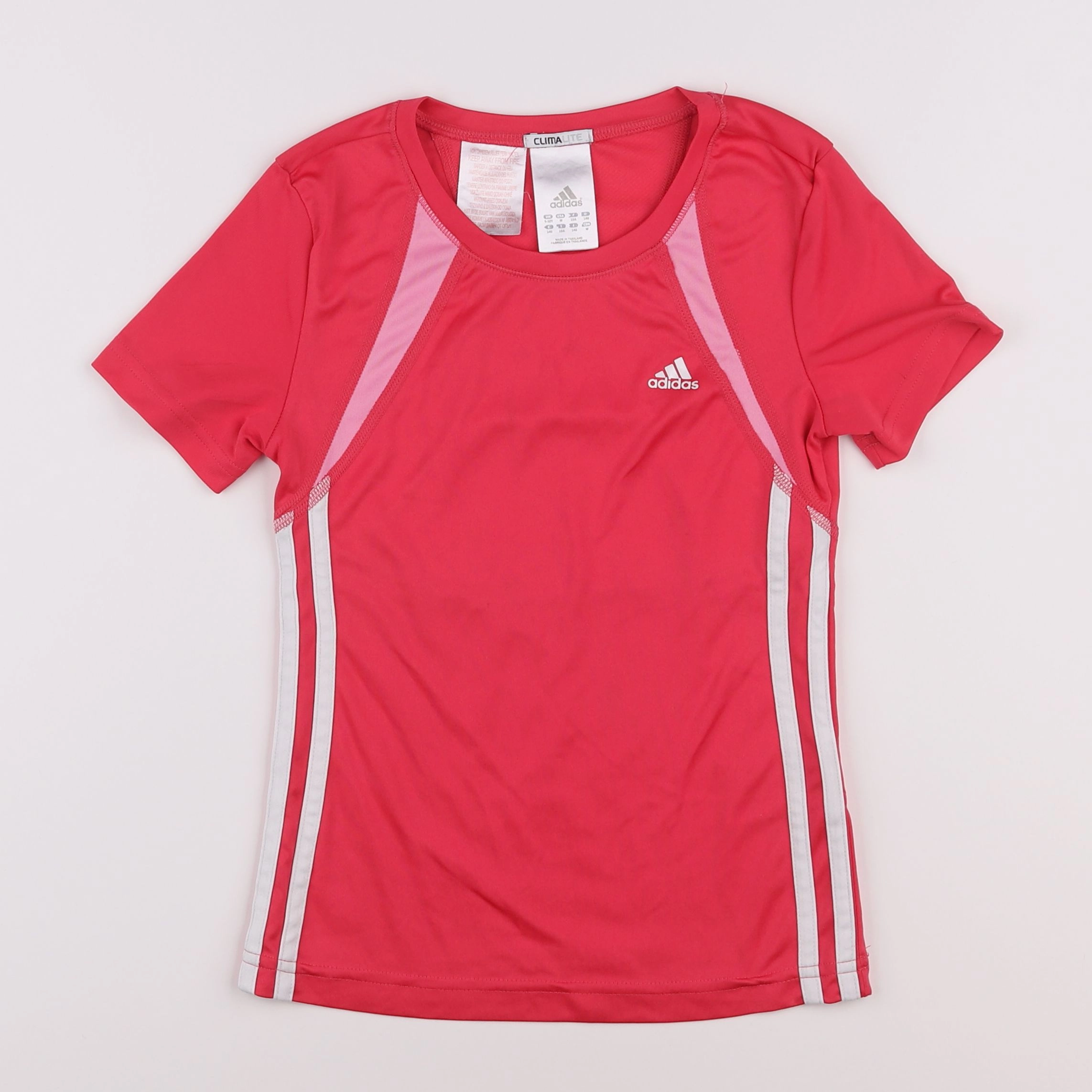 Adidas - tee-shirt rose - 10 ans