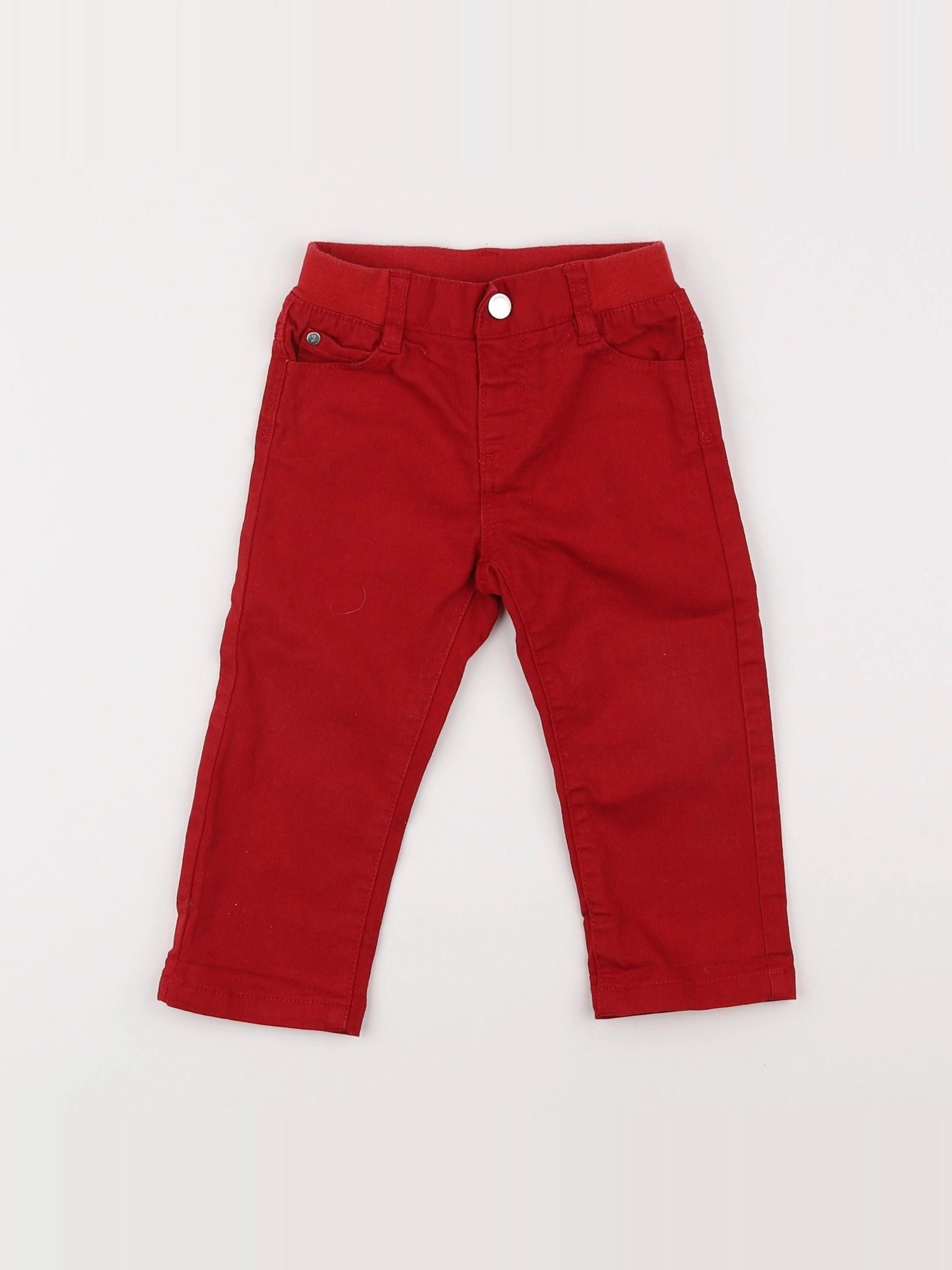Jacadi - jean rouge - 18 mois