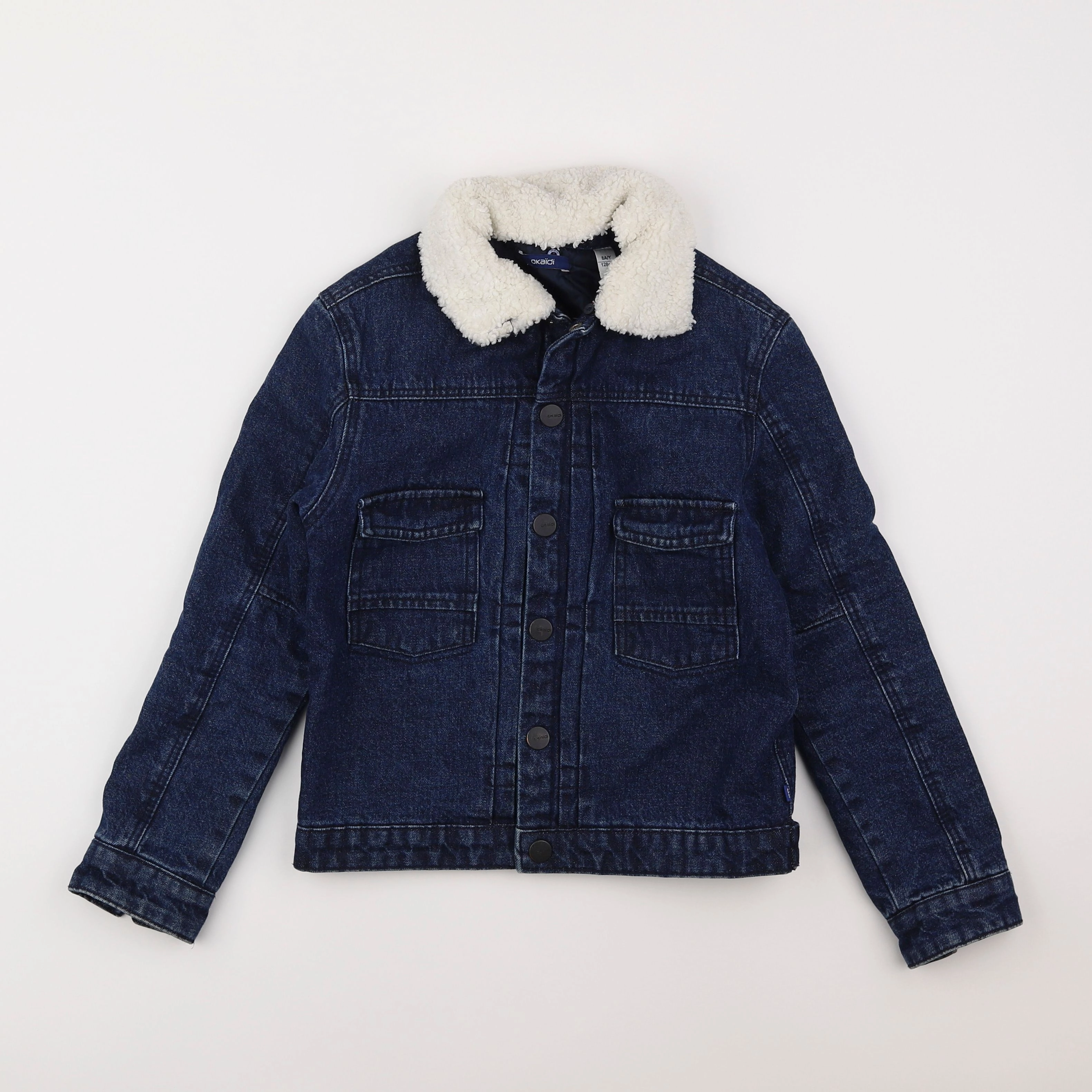 Okaidi - veste bleu - 8 ans