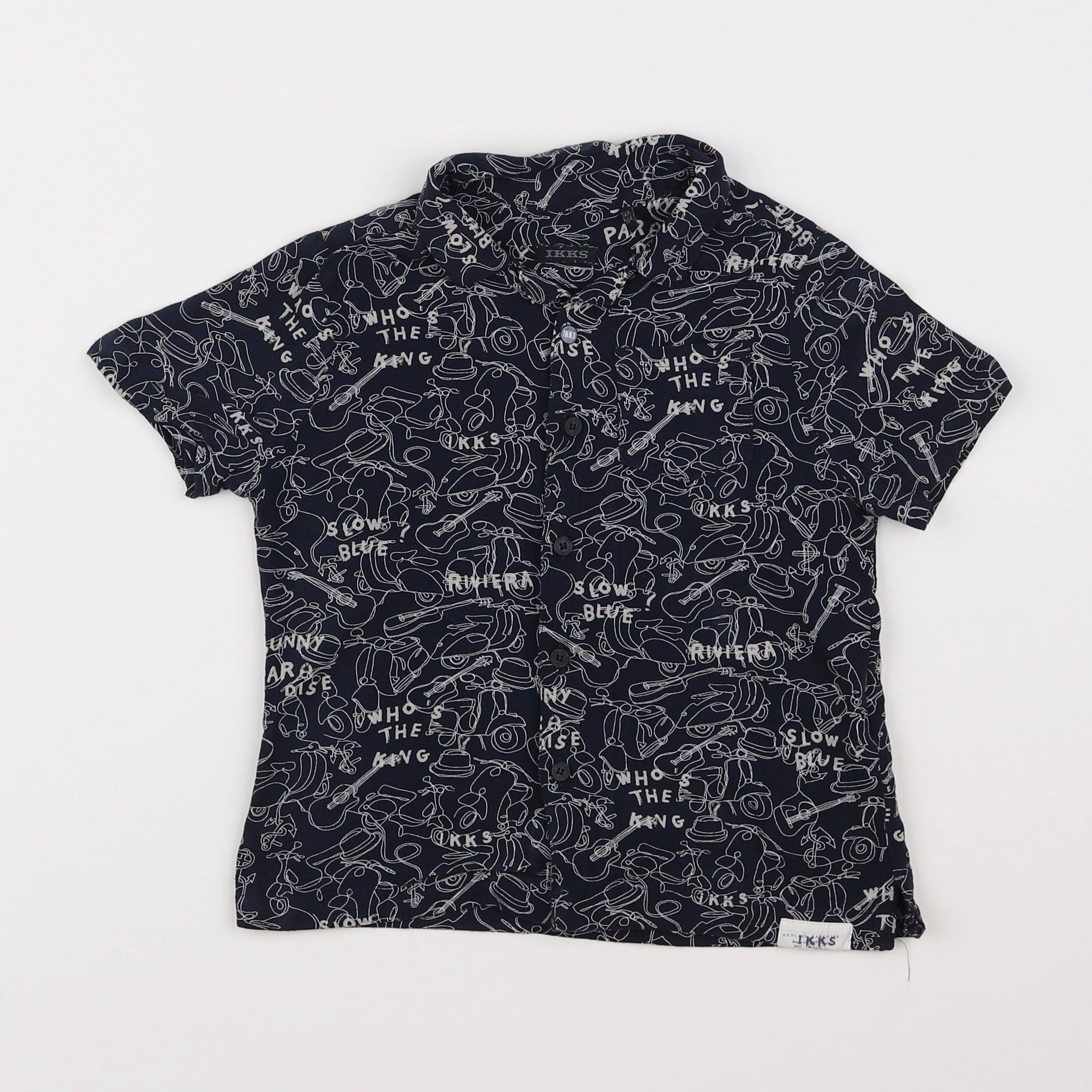 IKKS - chemise noir - 4 ans