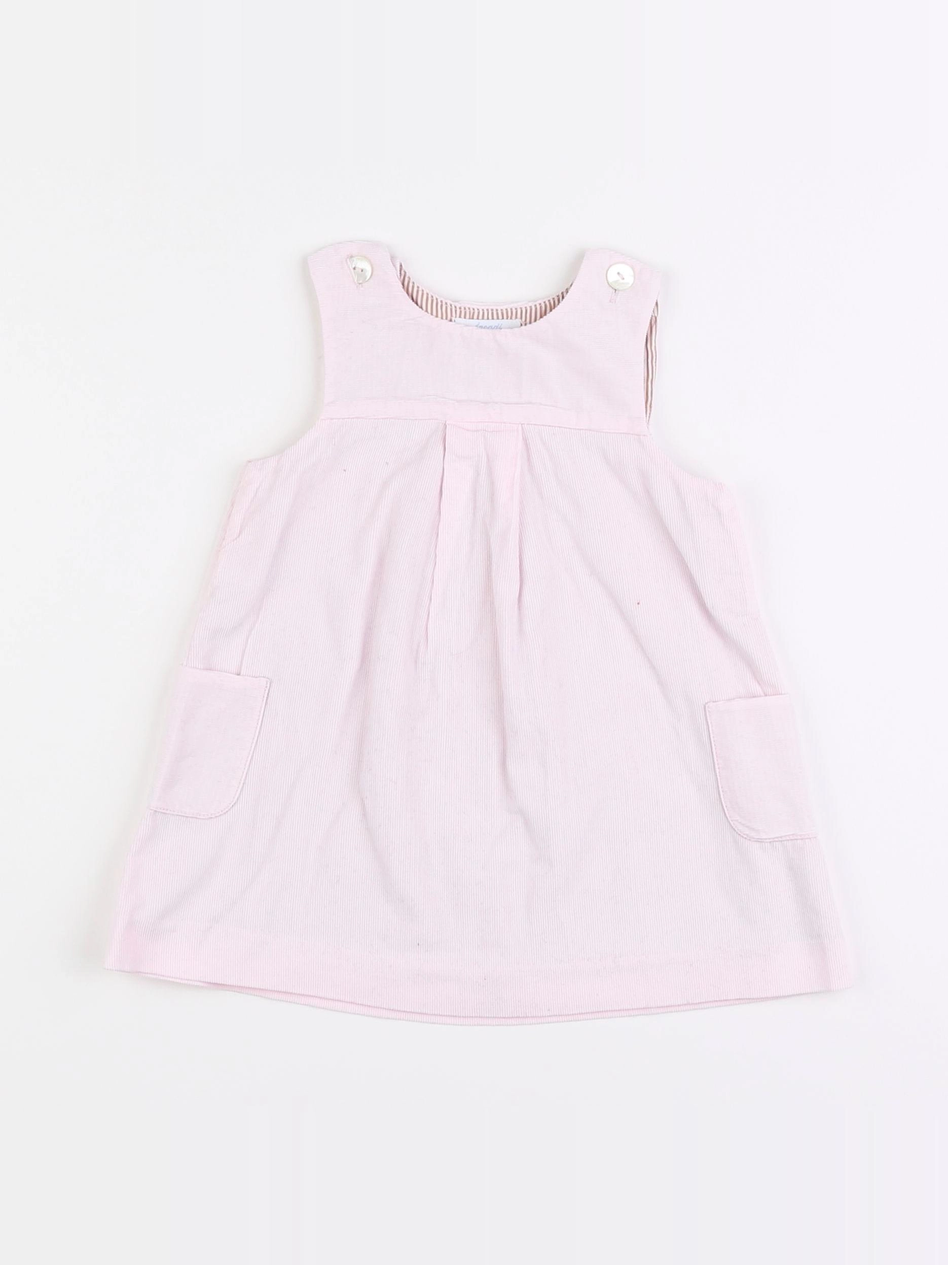 Jacadi - robe rose - 12 mois