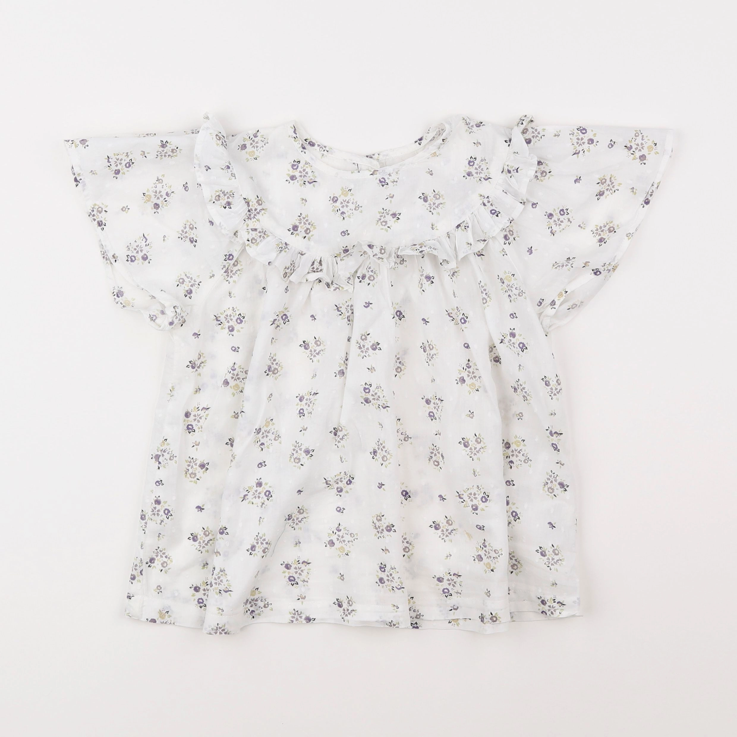 Monoprix - blouse blanc - 6 ans