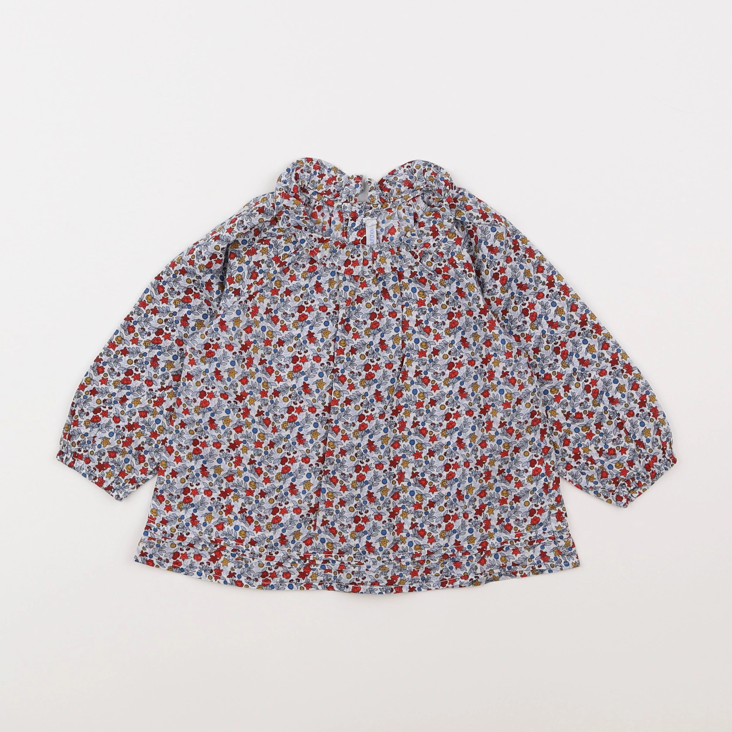 Boutchou - blouse multicolore - 18 mois
