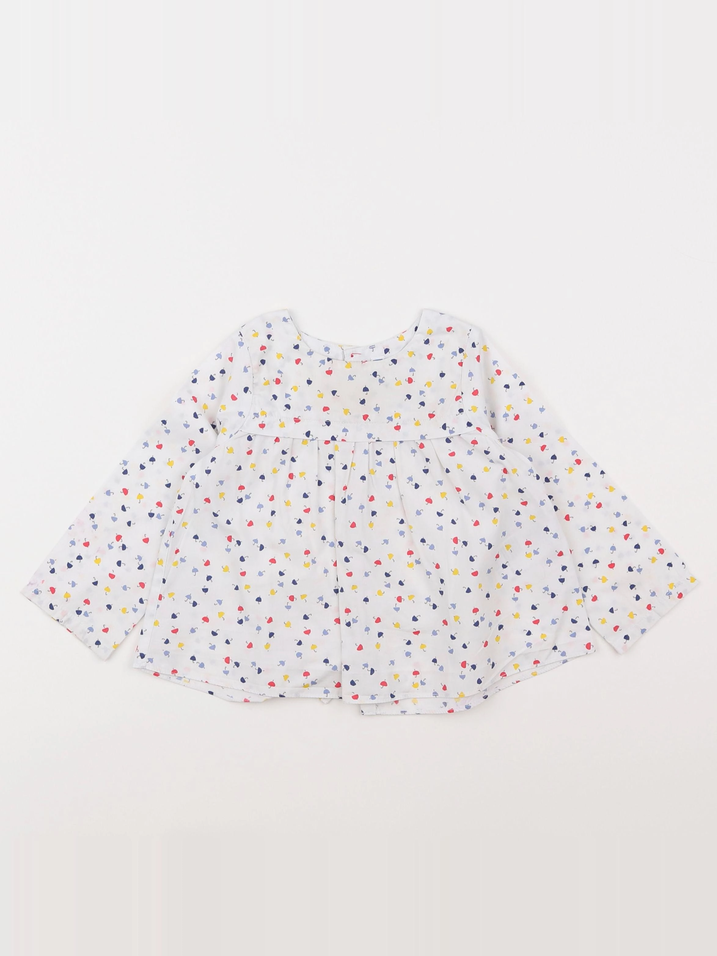 Jacadi - blouse blanc - 18 mois