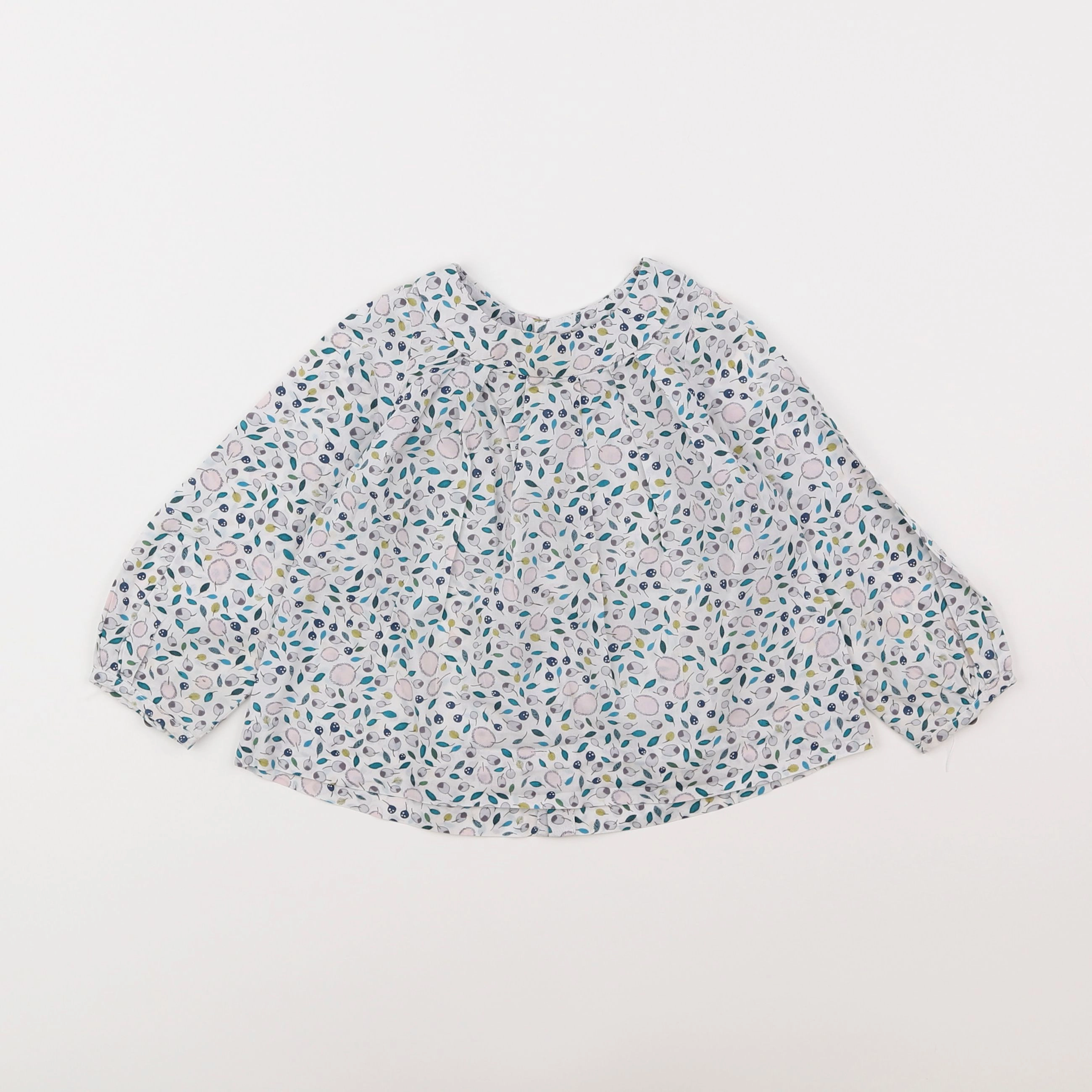 Jacadi - blouse vert - 18 mois