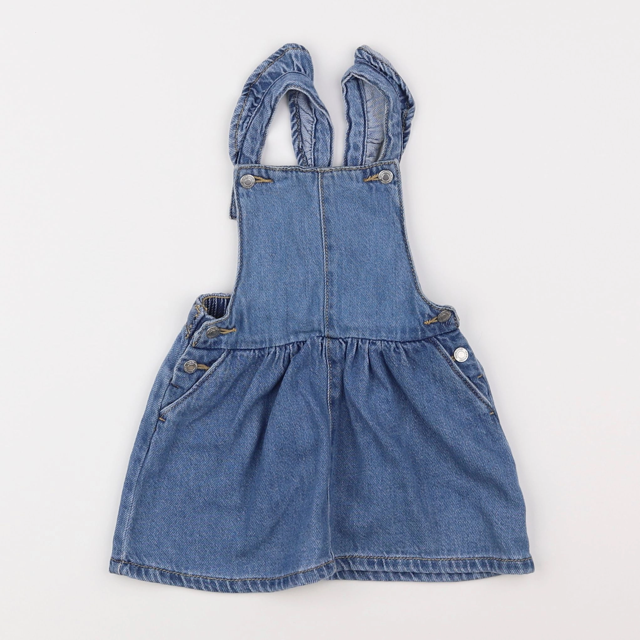 Vertbaudet - robe bleu - 12 mois