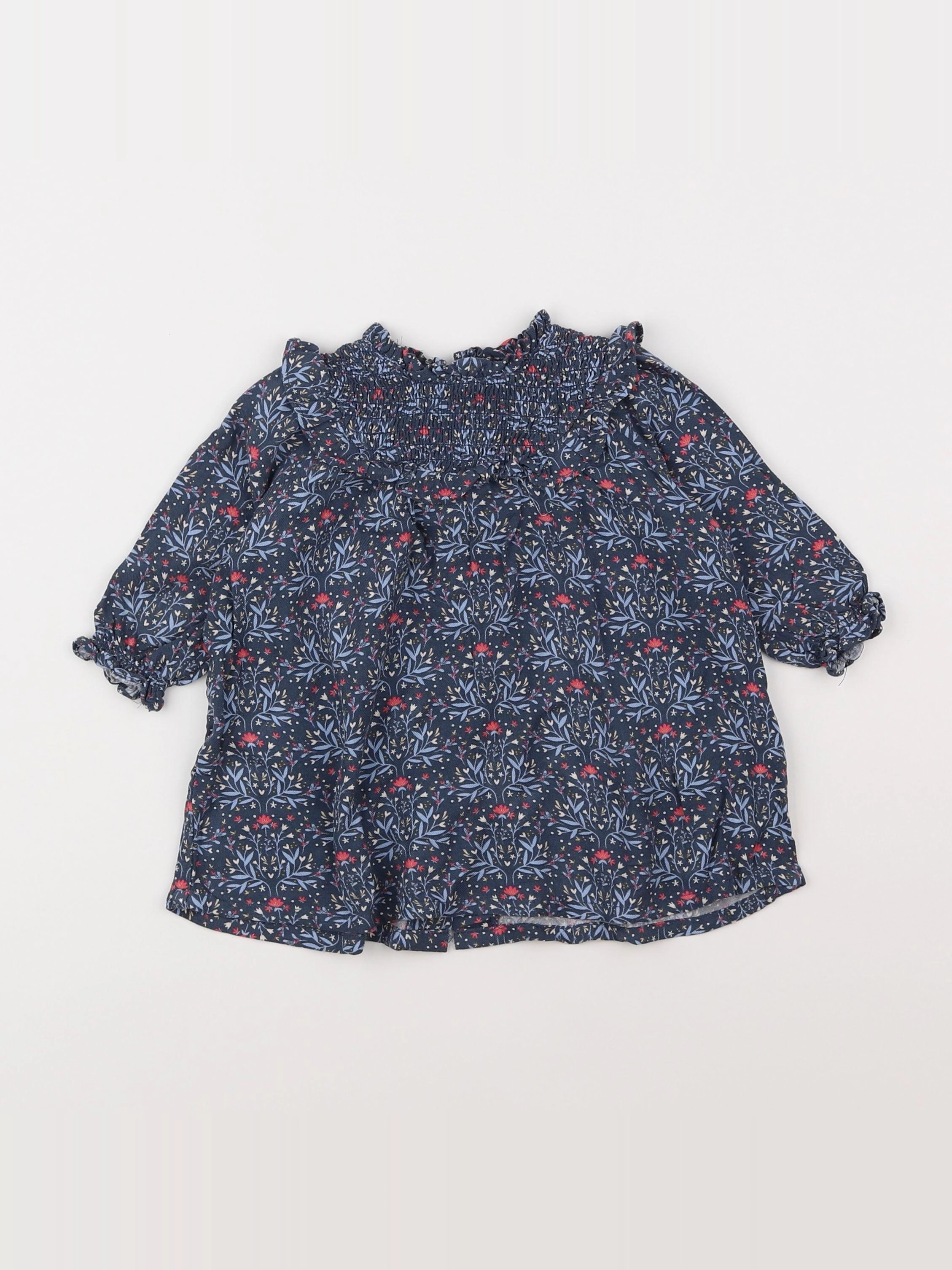 Vertbaudet - robe bleu - 6 mois